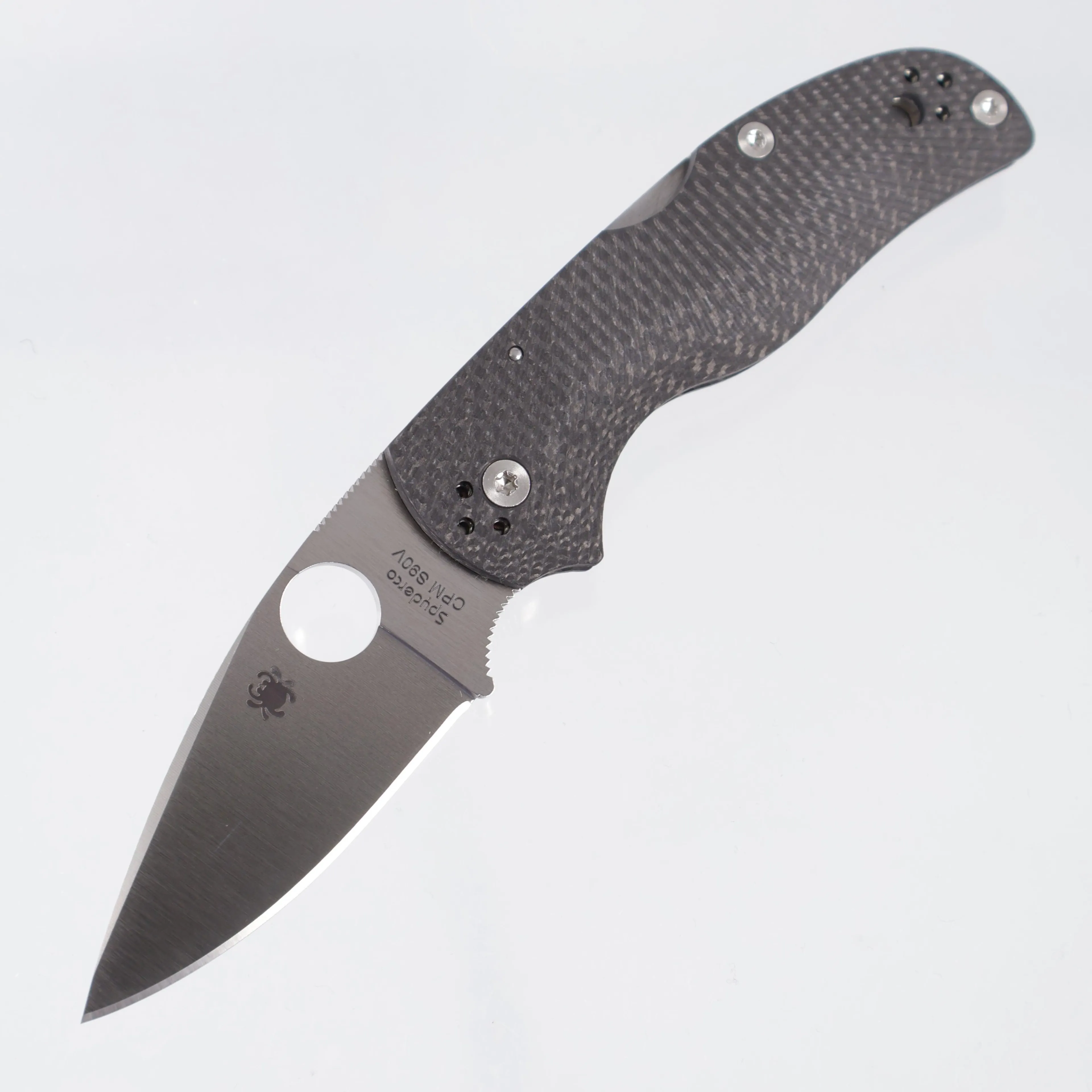 Spyderco Native 5 - Fluted Carbon Fiber - Satin S90V - C41CFFP5
