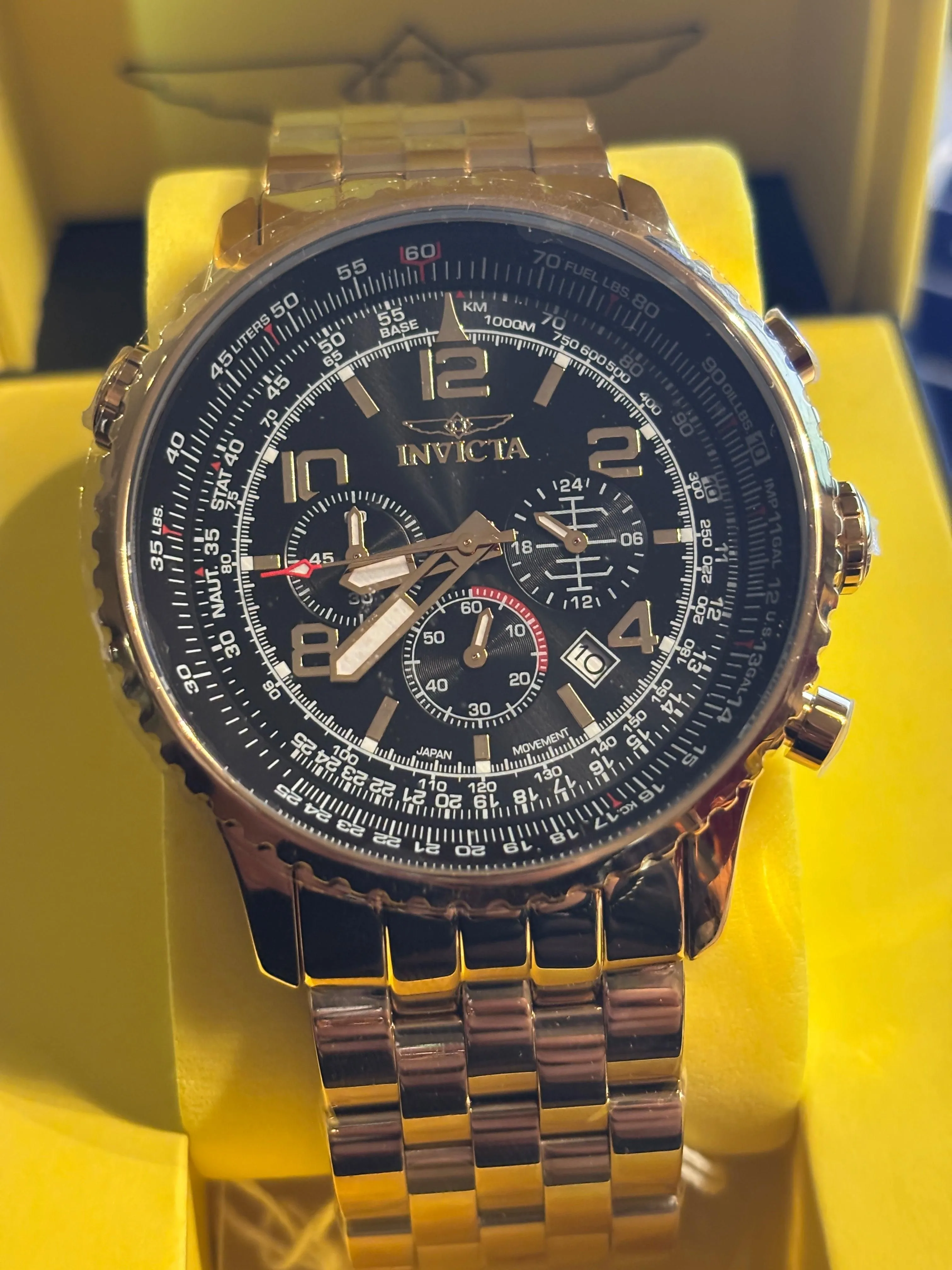 NEW Invicta Aviator Vorticity - 49.5mm