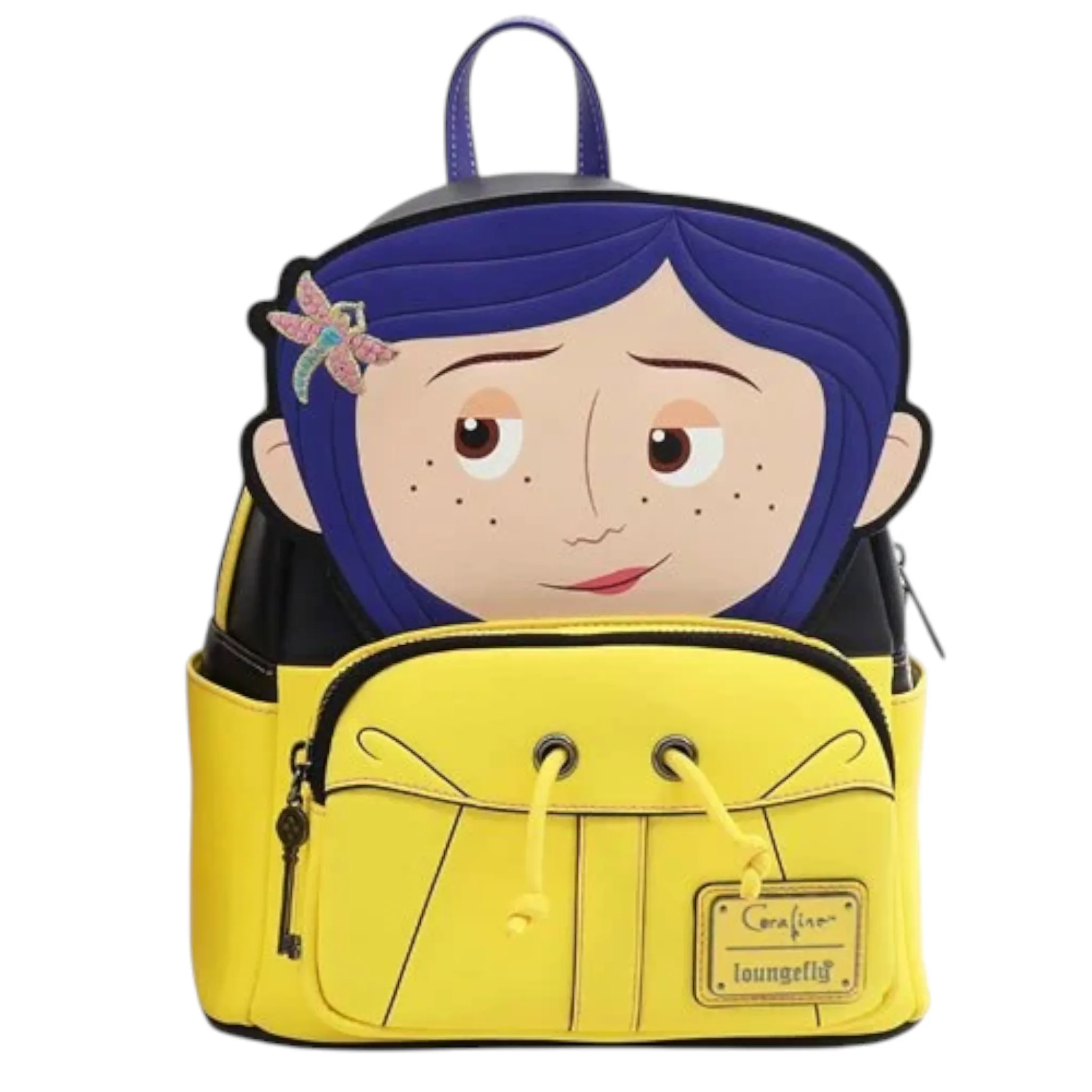 Loungefly New Coraline Raincoat Cosplay Mini Backpack