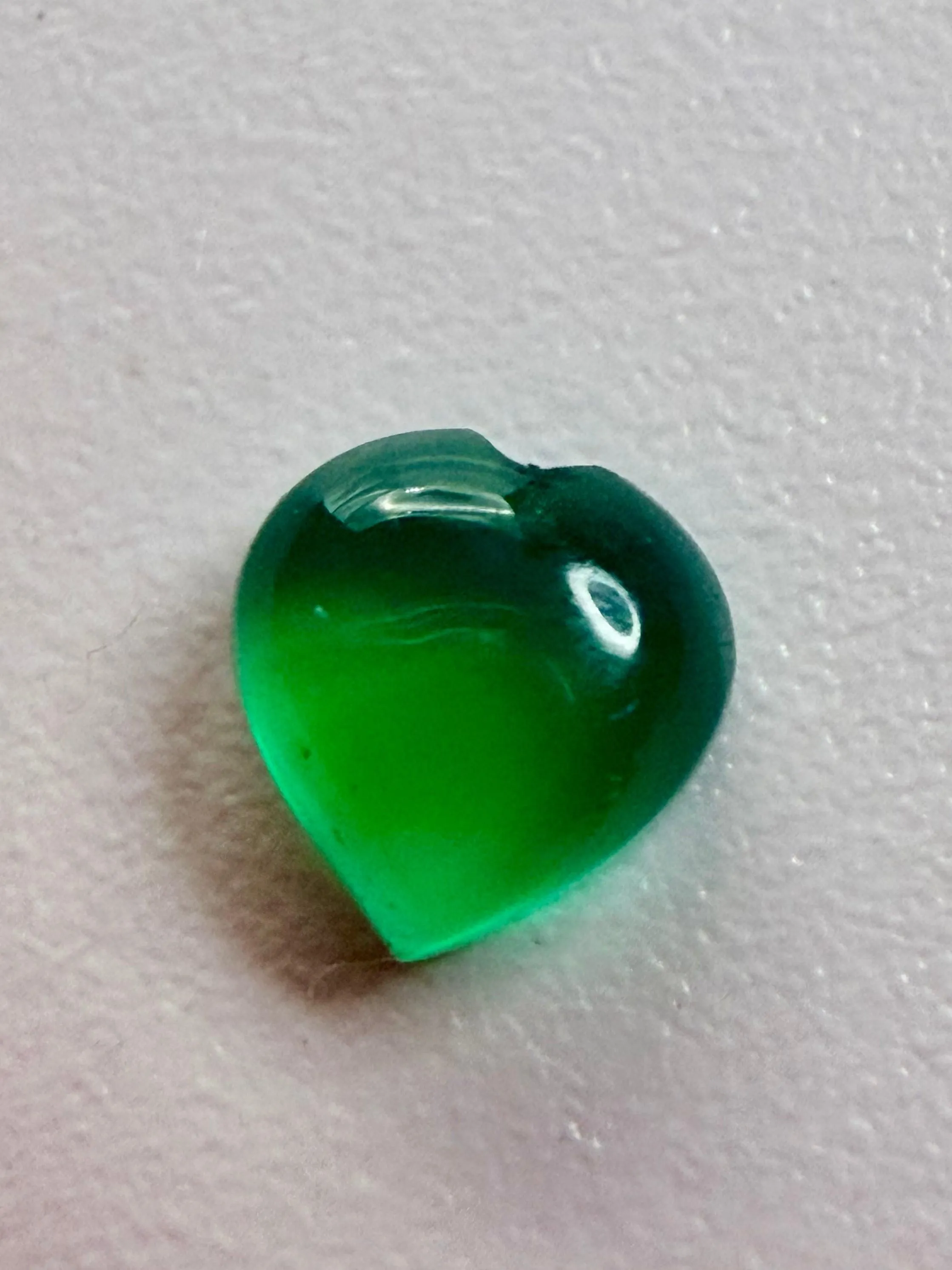 Green Agate Heart 5mm x 5mm