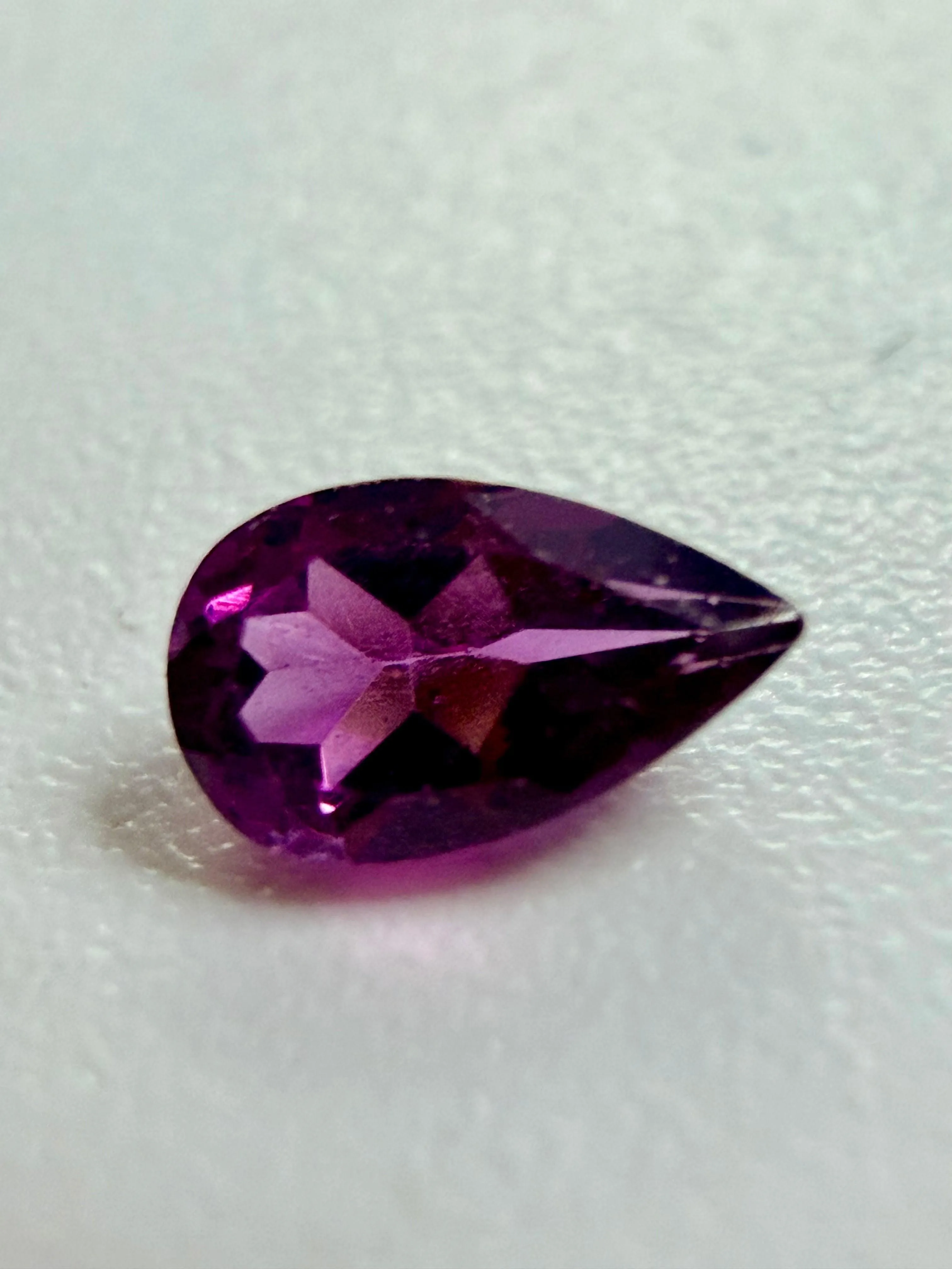 Rhodolite Garnet Pear 5mm x 3mm