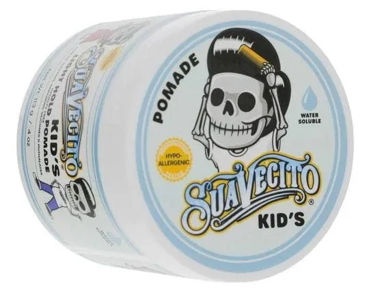 Suavecito Kids Pomade 4oz – Water-Soluble, Calming Chamomile