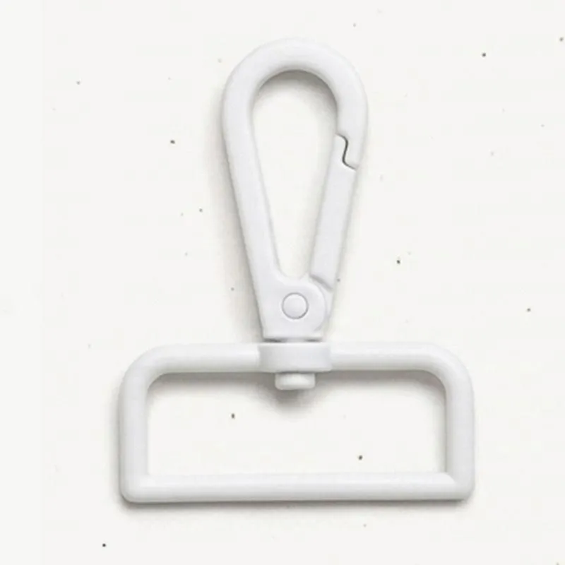 Swivel Hook Snap 1.5"- White: 2Pcs