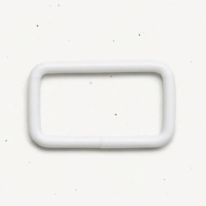 Rectangle Ring 1.5"- White: 2Pcs