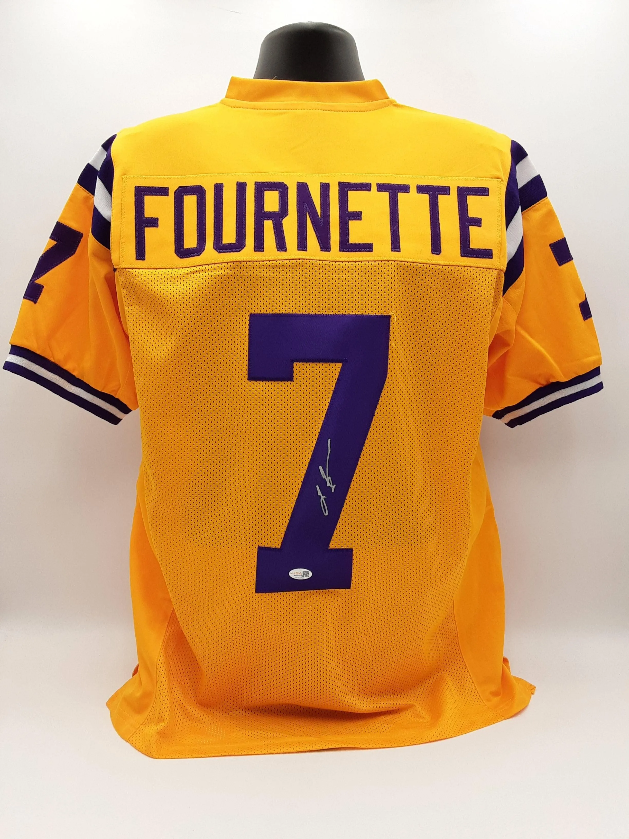 Leonard Fournette Authentic Signed Pro Style Jersey Autographed JSA R2