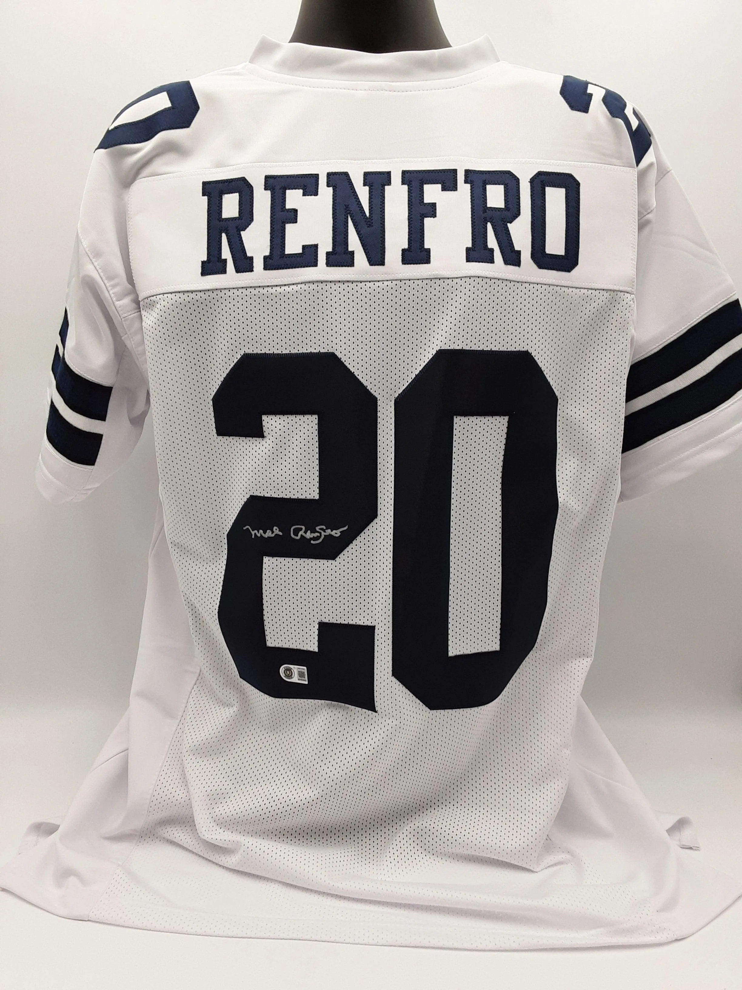 Mel Renfro Authentic Signed Pro Style Jersey Autographed Beckett R2