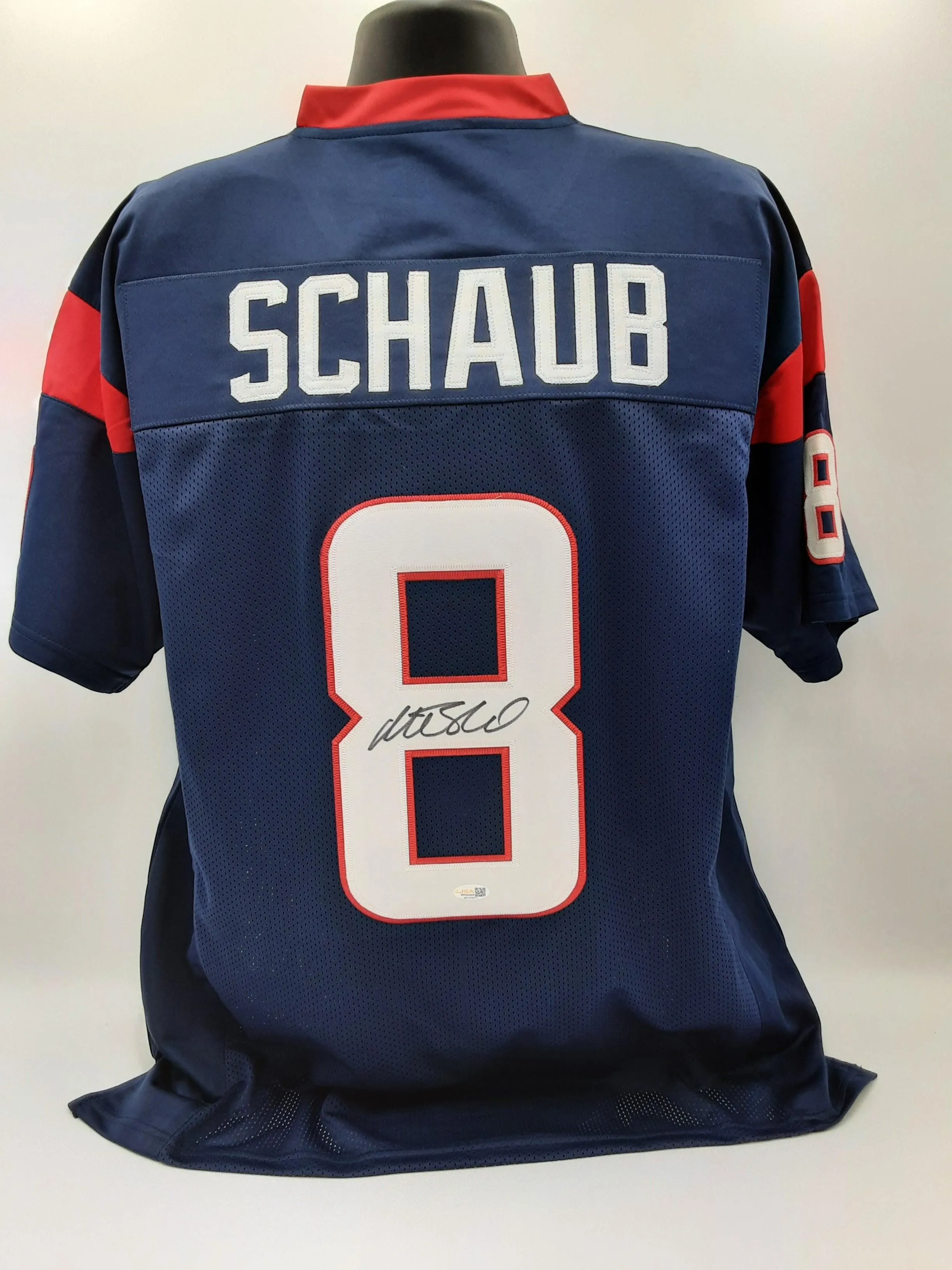Matt Schaub Authentic Signed Pro Style Jersey Autographed JSA R2