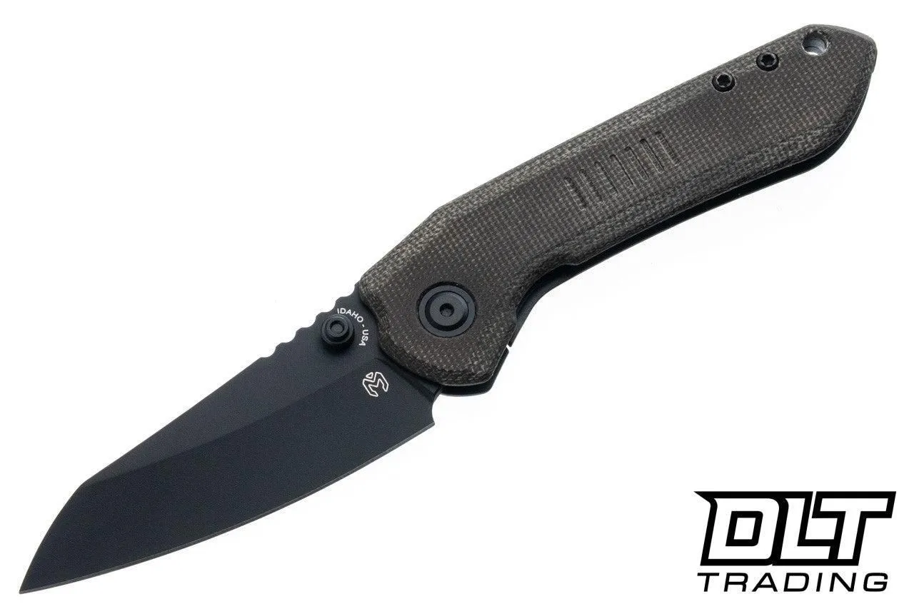 Millit Overland - OD Green Canvas Micarta - Black Collar & Backspacer - MagnaCut Black Cerakote Blade