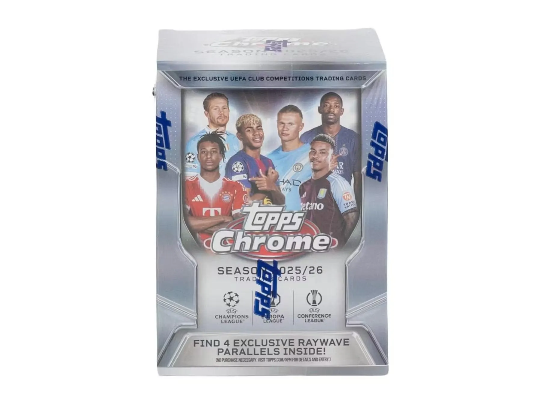 2025/26 Topps Chrome UEFA Club Competitions Soccer Blaster Box