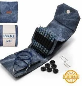 LYKKE Indigo 5" Interchangeable Needle Starter Set – Azure Denim