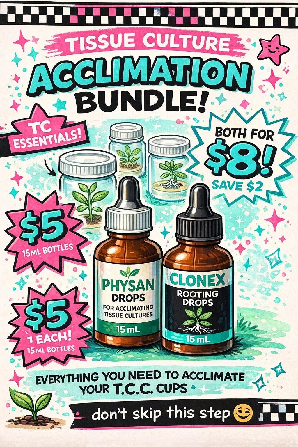 Physan 20 and Clonex Drops Bundle