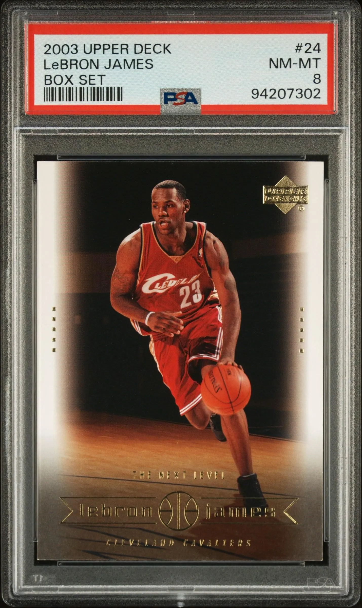 2003 Upper Deck Lebron James Box Set #24 Lebron James Box Set PSA 8