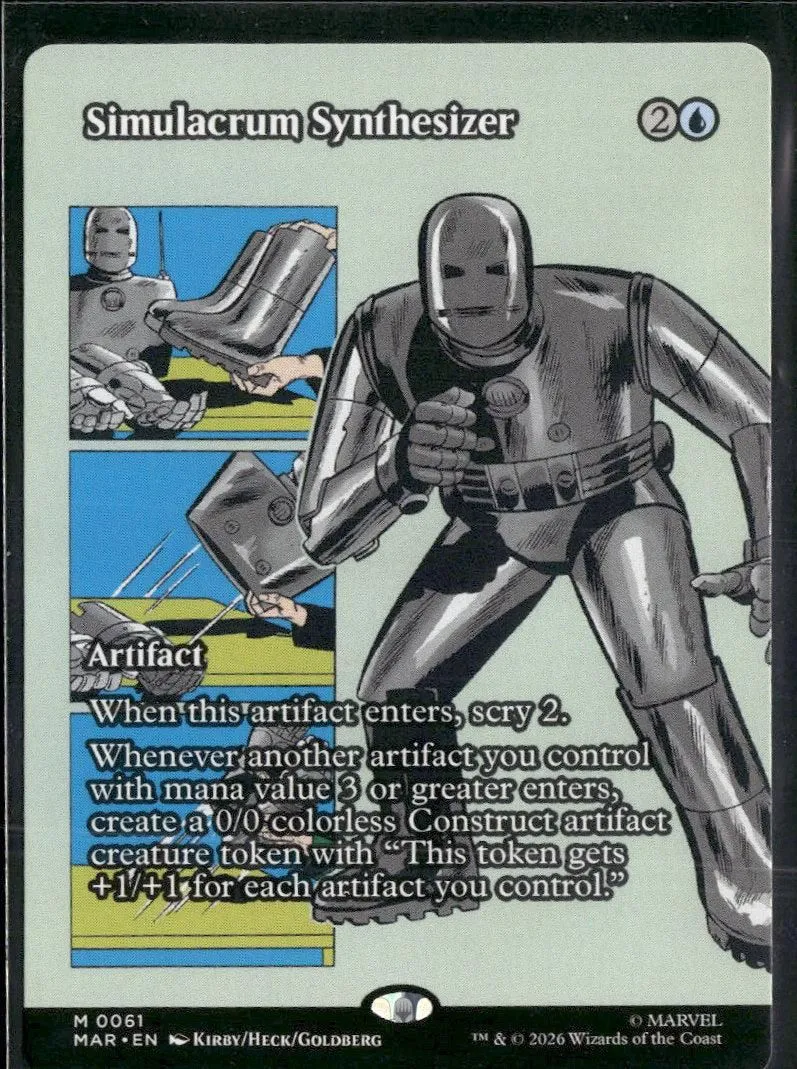 Marvel Universe Eternal-Legal Simulacrum Synthesizer (Borderless) #61