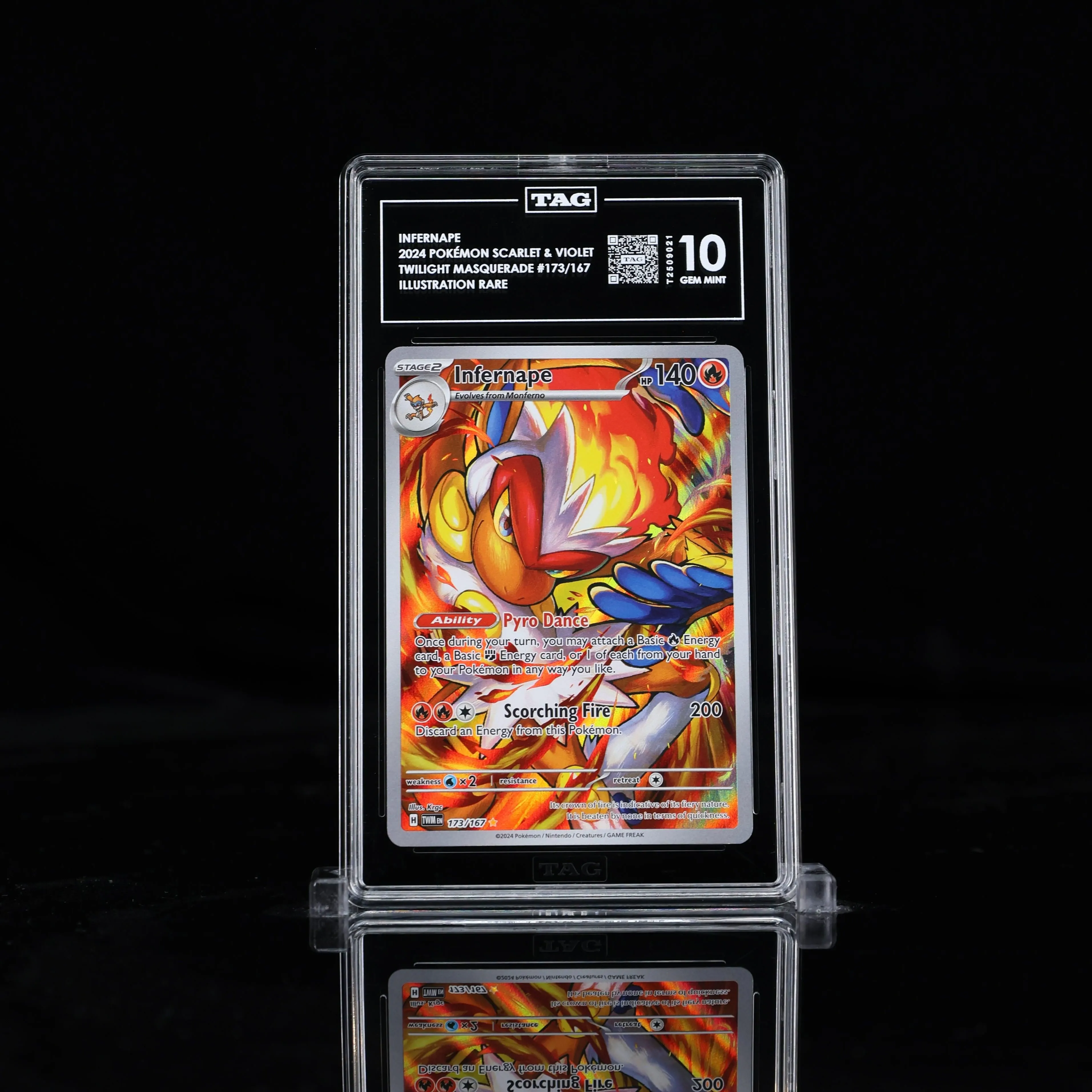 Infernape (Illustration Rare) - TAG 10 - 2024 Pokémon Twilight Masquerade #173/167