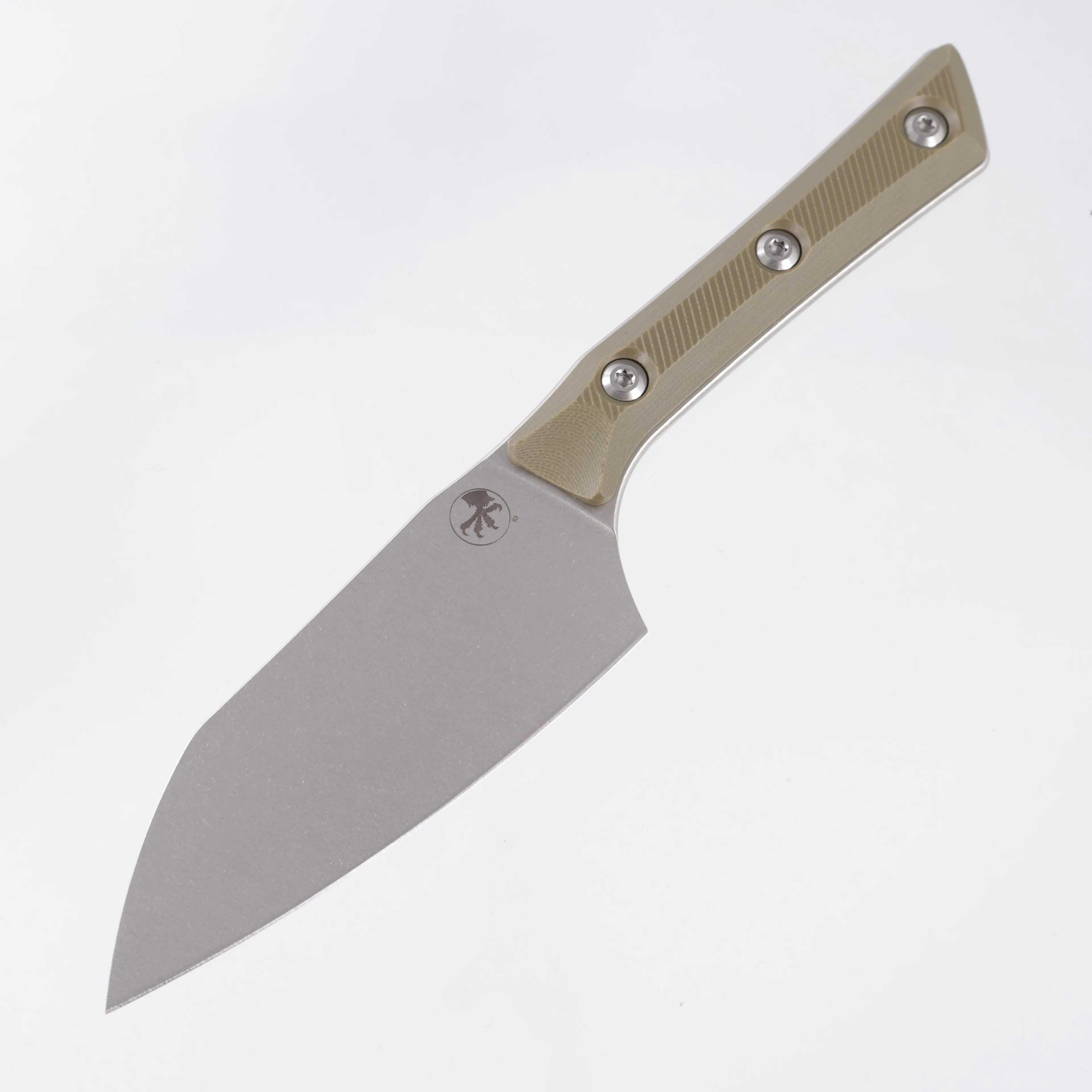 Microtech Santoku 4" - OD Green G10 - Stonewash M390MK - 3300-10OD