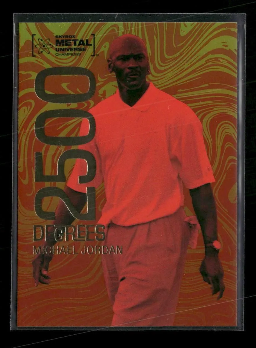 2022 SkyBox Metal Universe Champions 2500 Degrees Michael Jordan #D-1