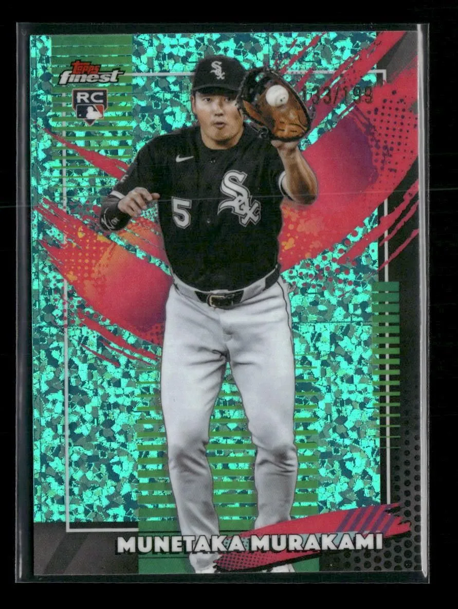 2026 Topps Finest Mini-Diamond Aqua #/199 Munetaka Murakami #295