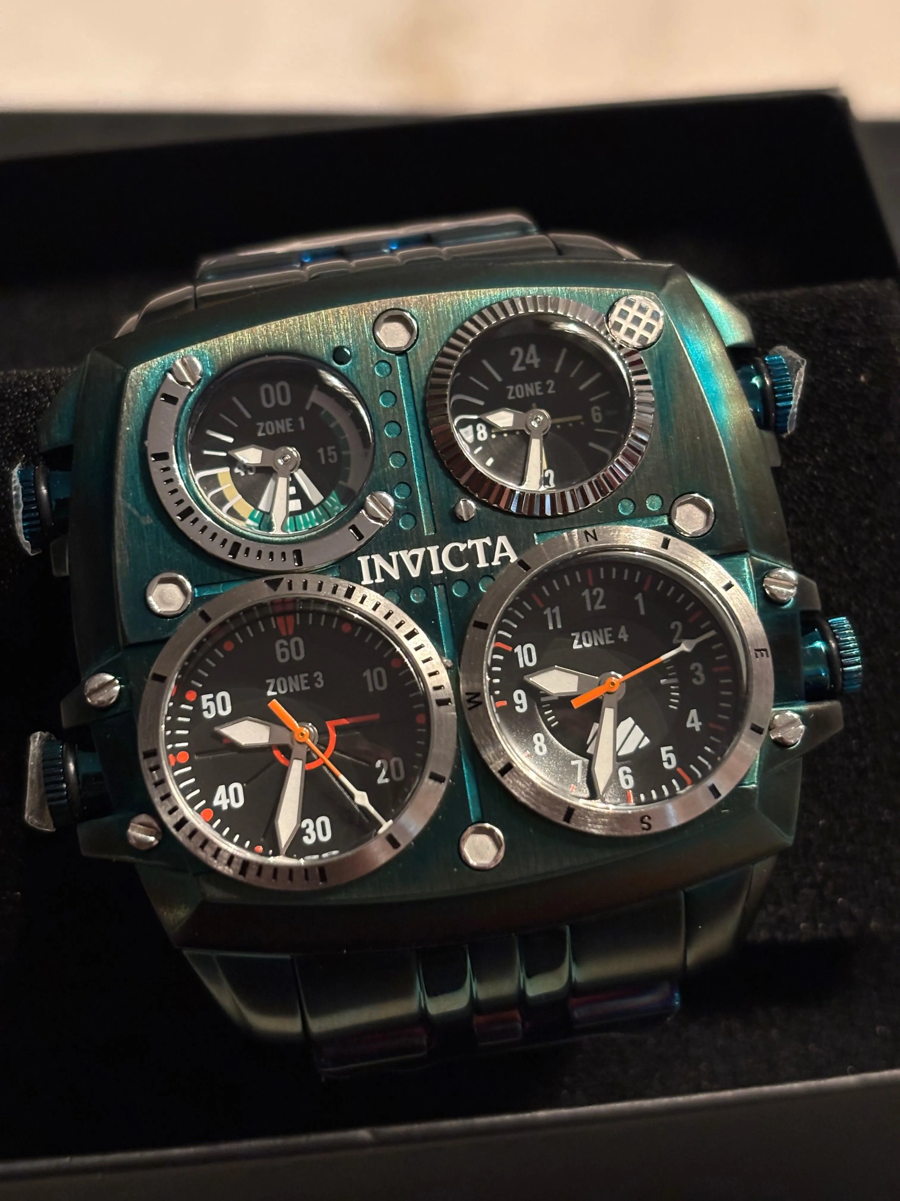 NEW Invicta Aviator ZULU Time - 50mm