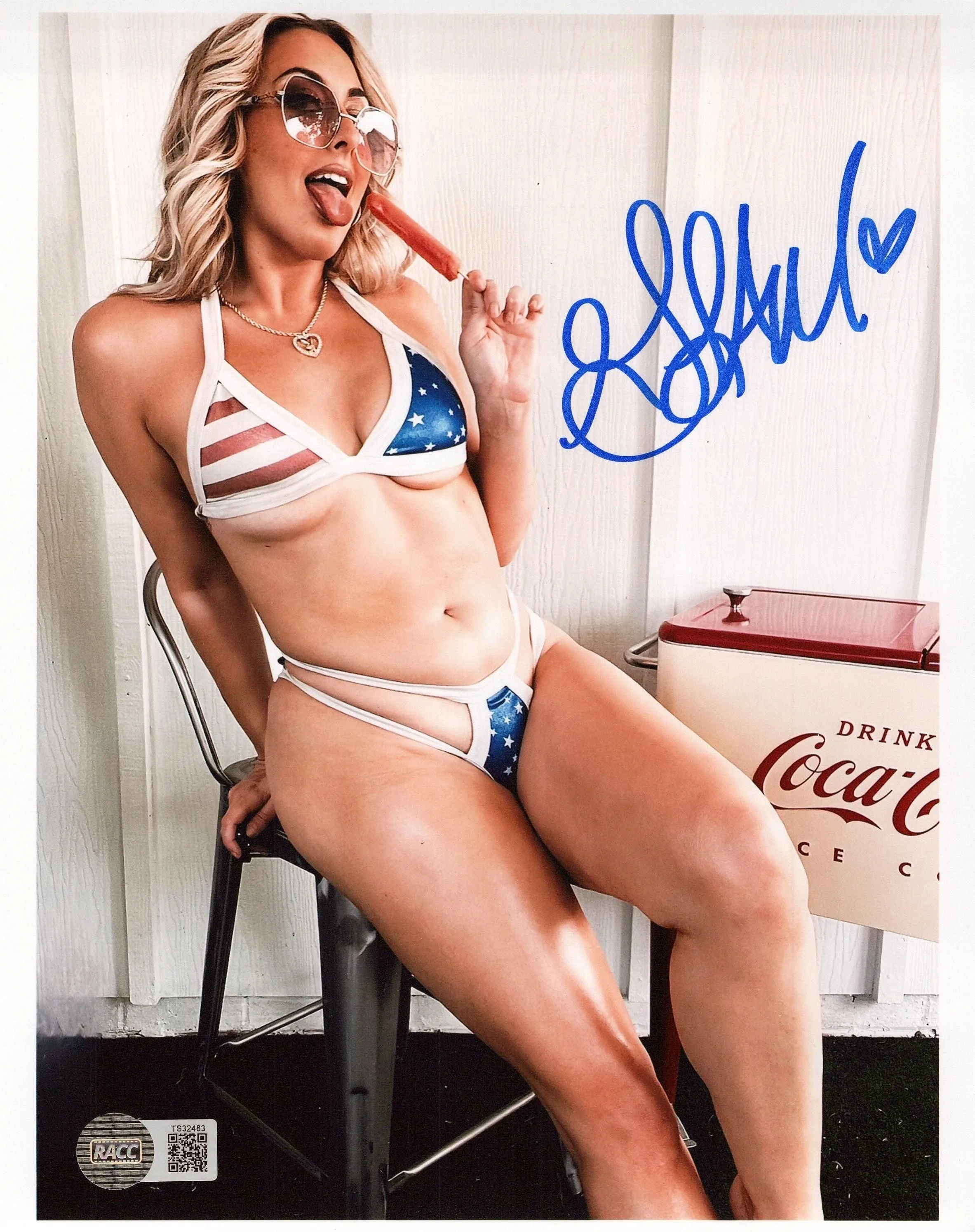 Gia Miller (8x10) RACC COA TNA photo signed auto autographed