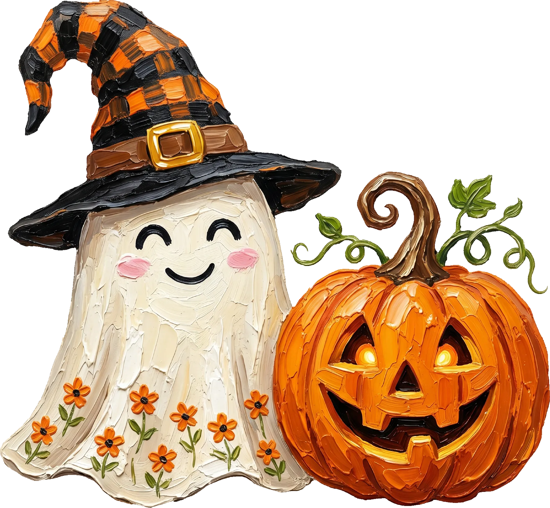 DTF Transfer – Halloween Paint Ghost Jack A Multi Sizes (HA-GJ001)