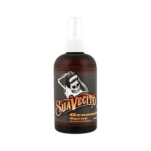 Suavecito Grooming Spray 8oz – Non-Aerosol Strong Hold Hairspray