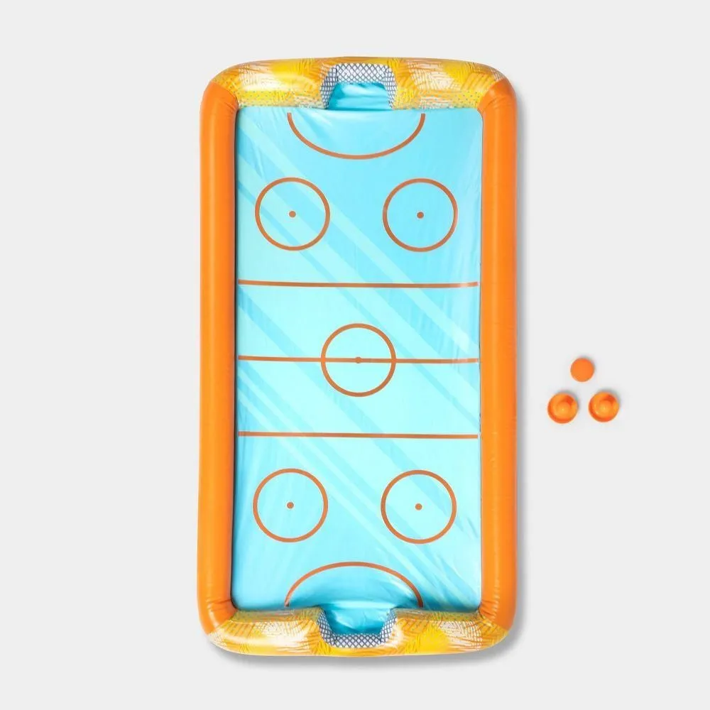 Open-box - Size: 9.75 Inches - Sun Squad Inflatable Pool Hockey Game Toy Indoor Outdoor Ages 5+ Sports