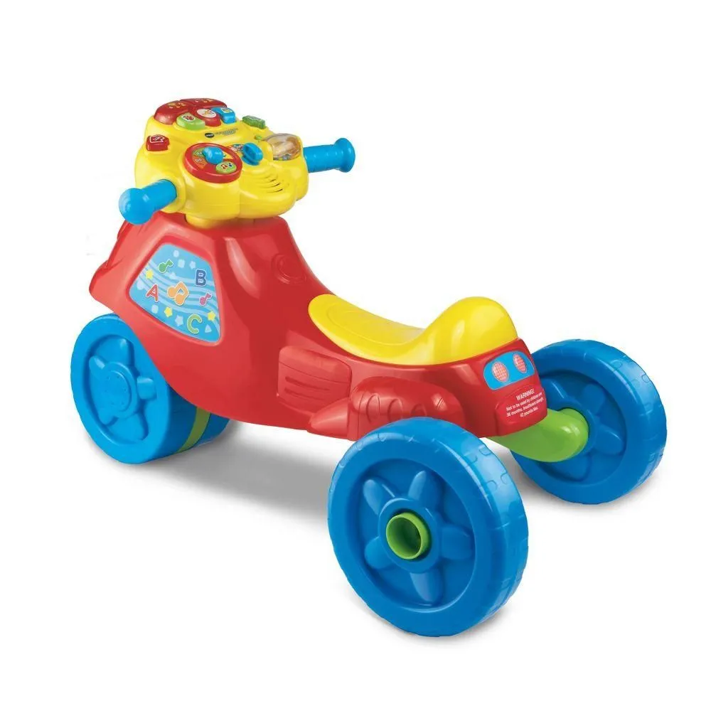 Brand New - Size: Ages 1-3 - VTech Kids Toddlers Push Ride-On Toys Tricycle with Lights & Music for