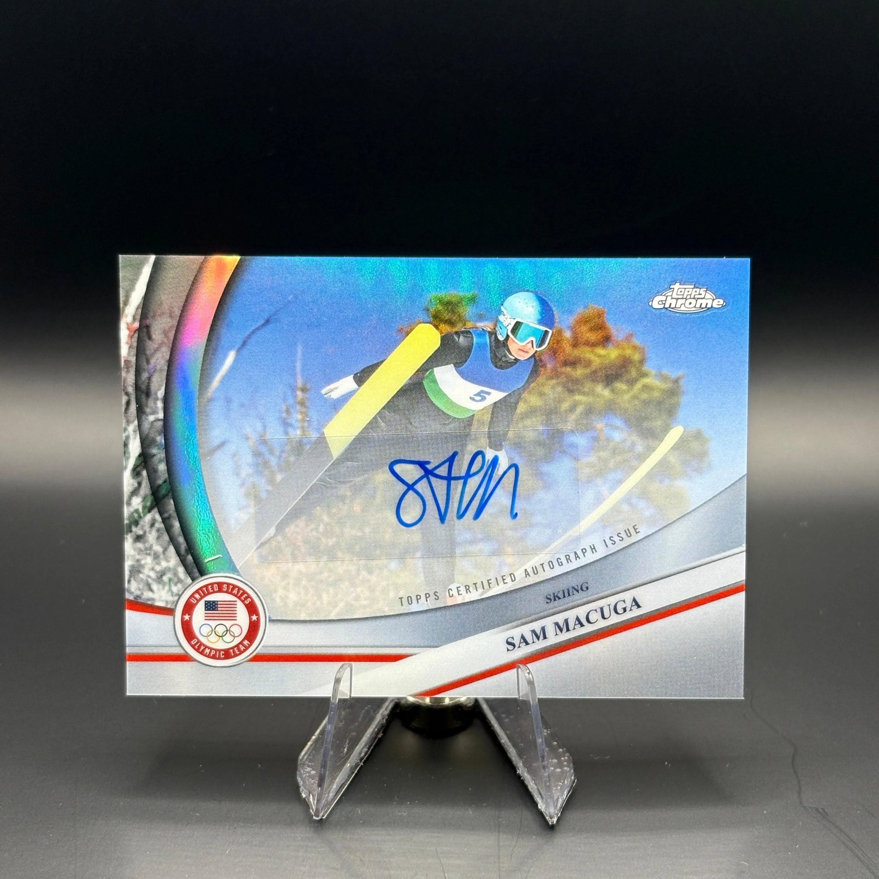 Sam Macuga - 2026 Topps Winter Olympics Autograph #BCA-SMA