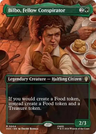 Bilbo, Fellow Conspirator (Borderless) (The Hobbit: Eternal-Legal) Near Mint Foil
