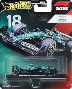 Hot Wheels Formula 1 2025 Aramco Aston Martin F1 Team (#18) Lance Stroll  Diecast Model Car