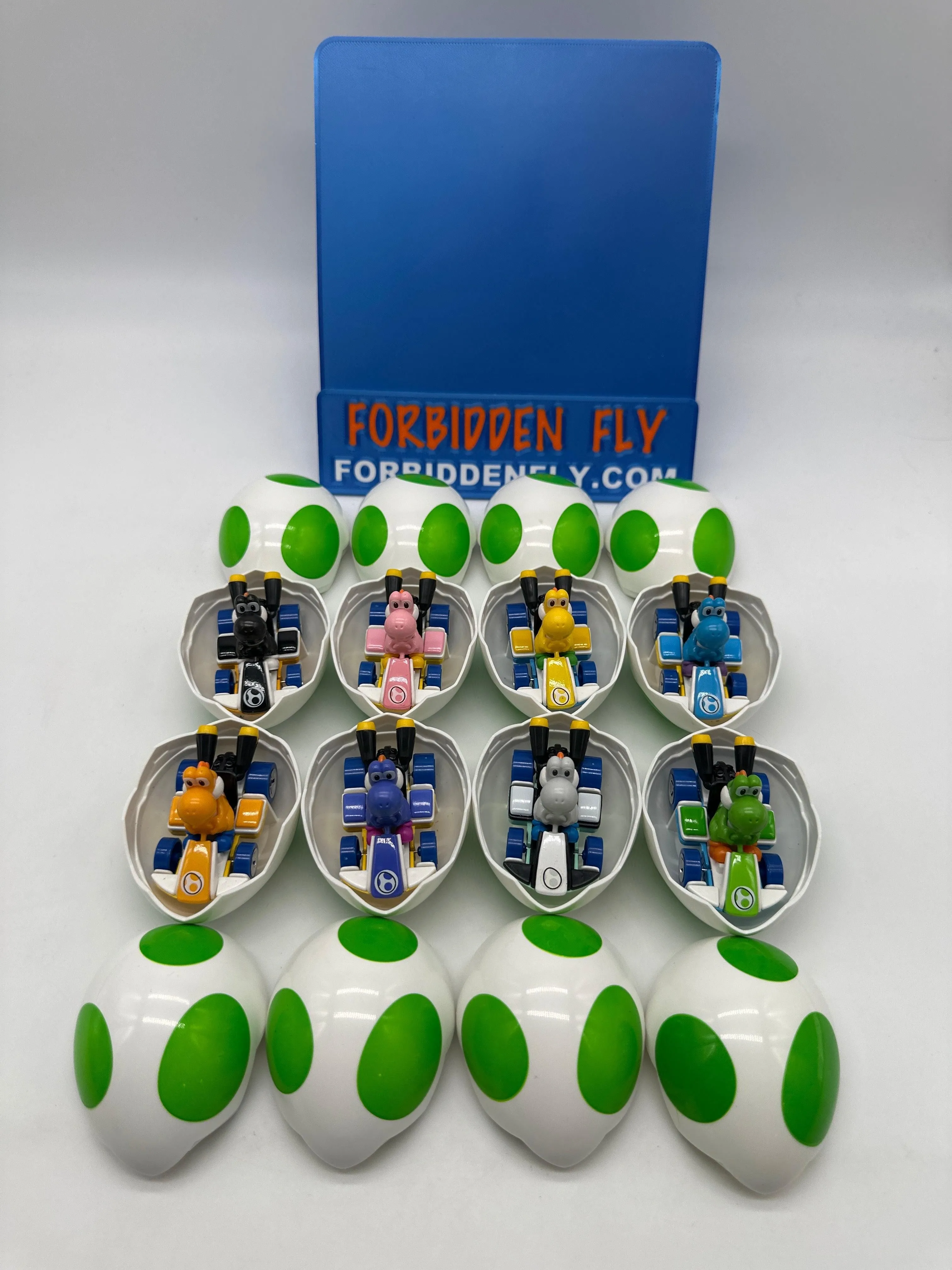 Hot Wheels Mario Kart - Yoshi Eggs Series - Complete Set Of 8