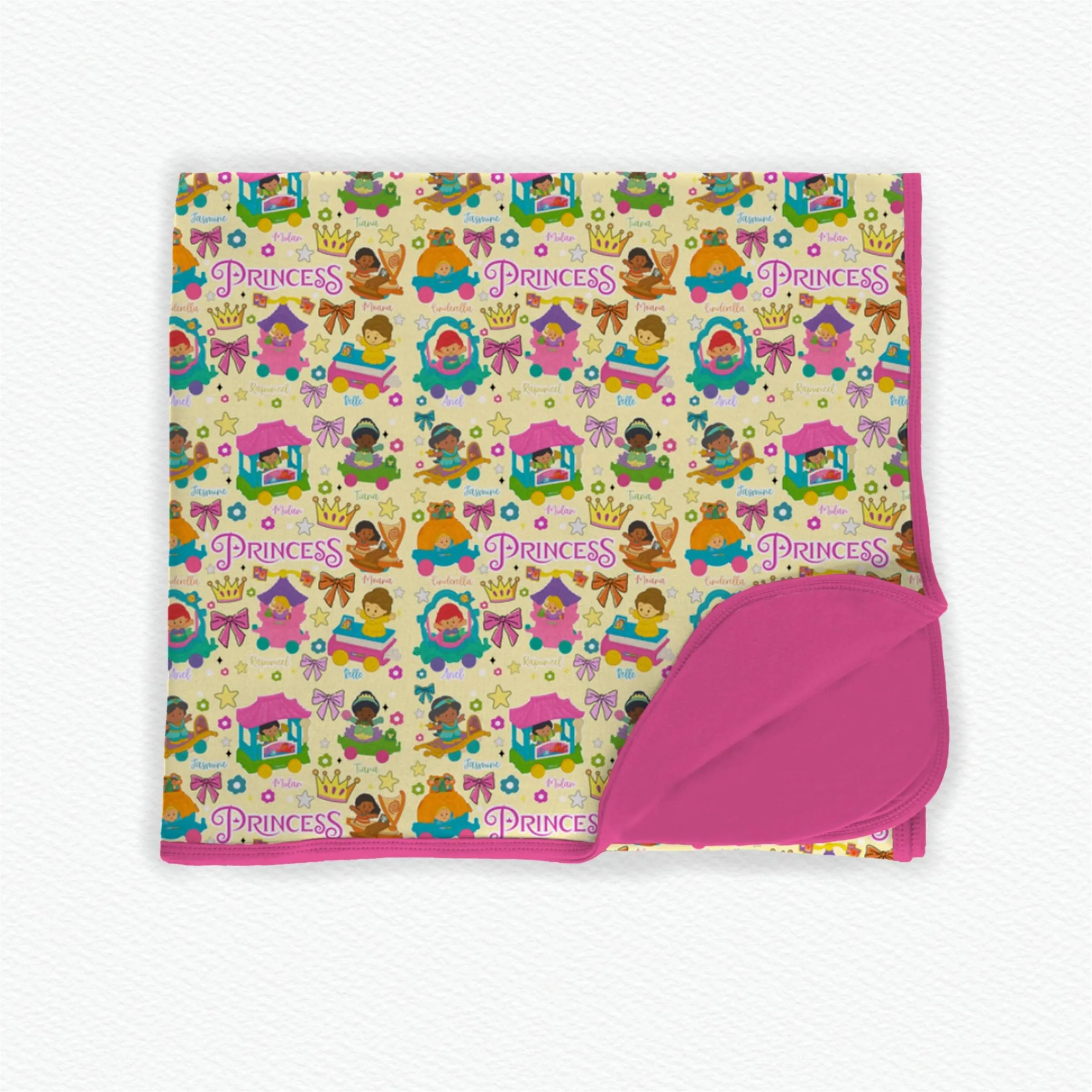 Princess Playdate Double Layered Bamboo Blanket