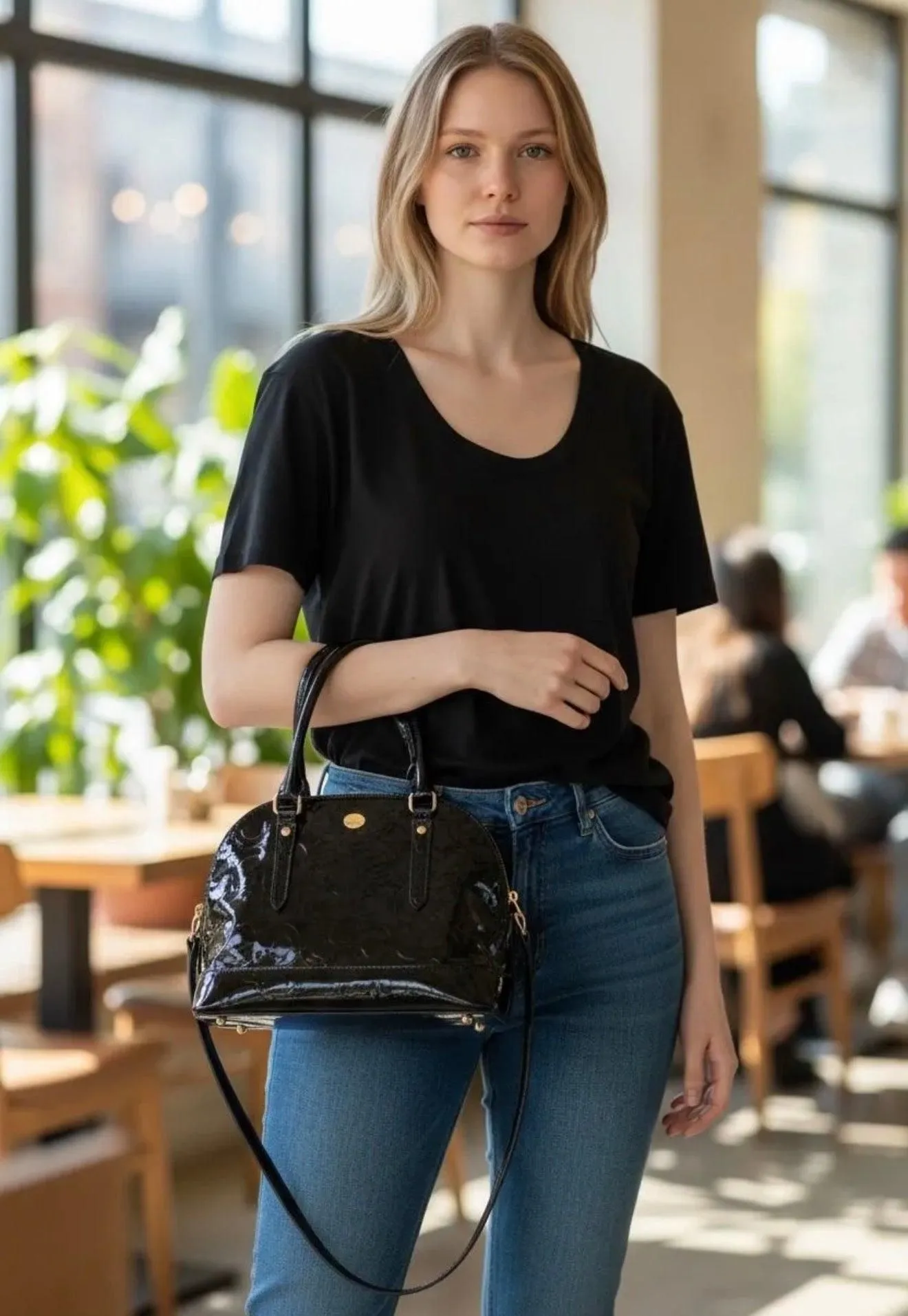 🖤✨ Coach Black Patent Leather Satchel ✨🖤