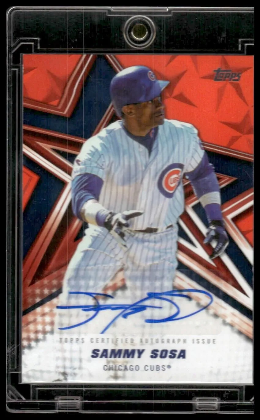 2026 Topps #BSA-SS Sammy Sosa Baseball Stars Autographs Orange (Series One) #/25
