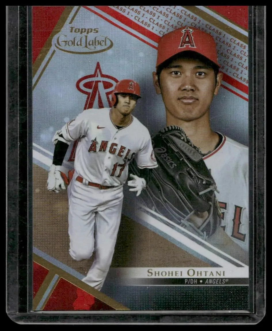 2021 Topps Gold Label #7 Shohei Ohtani Class 1 Red #/75