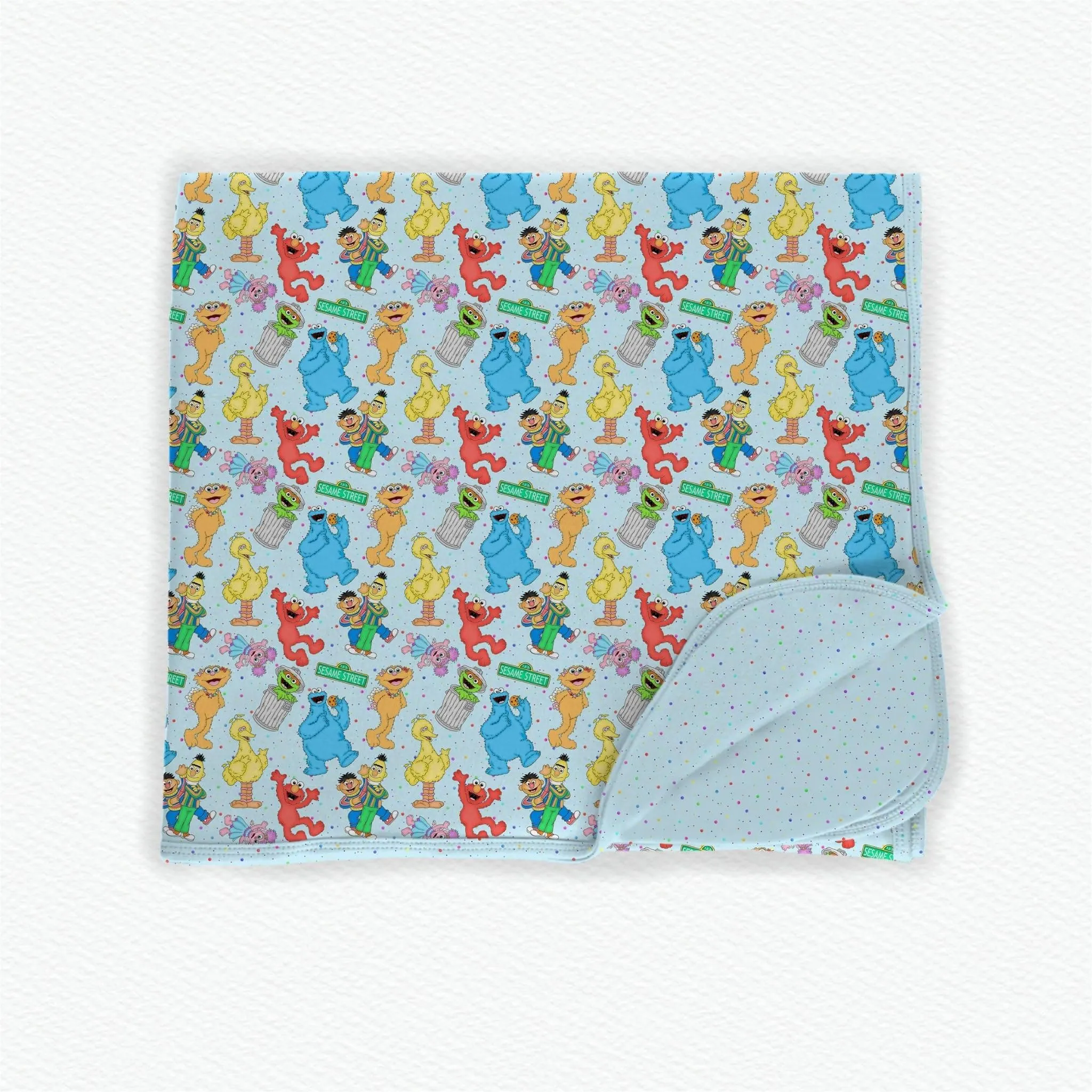 OG Sesame Street Triple Layered Bamboo Blanket