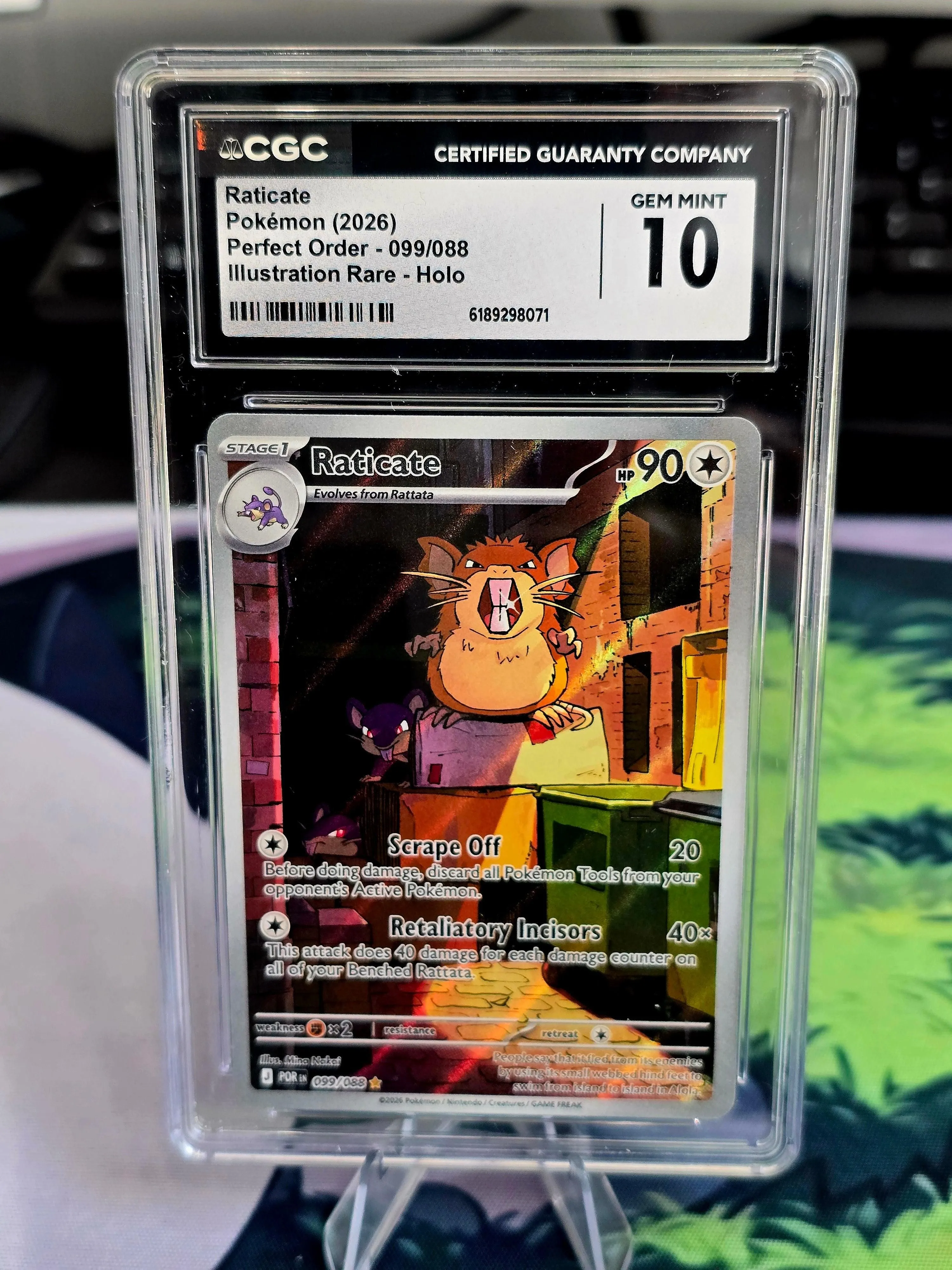 Raticate #099/088 — Perfect Order (2026) — CGC 10 Gem Mint