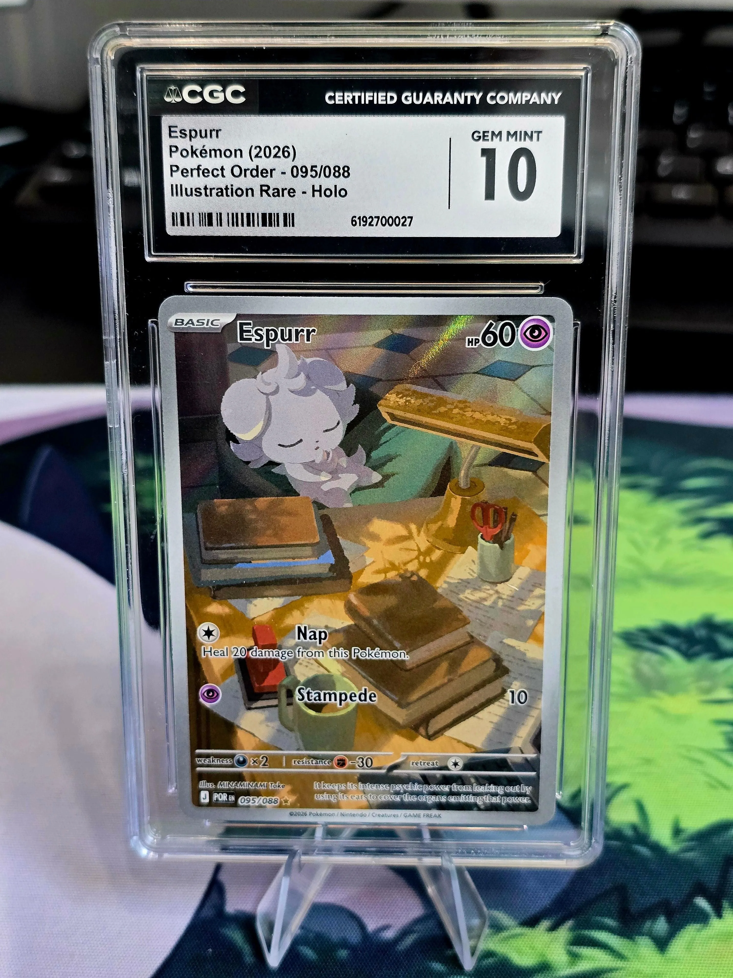 Espurr #095/088 — Perfect Order (2026) — CGC 10 Gem Mint
