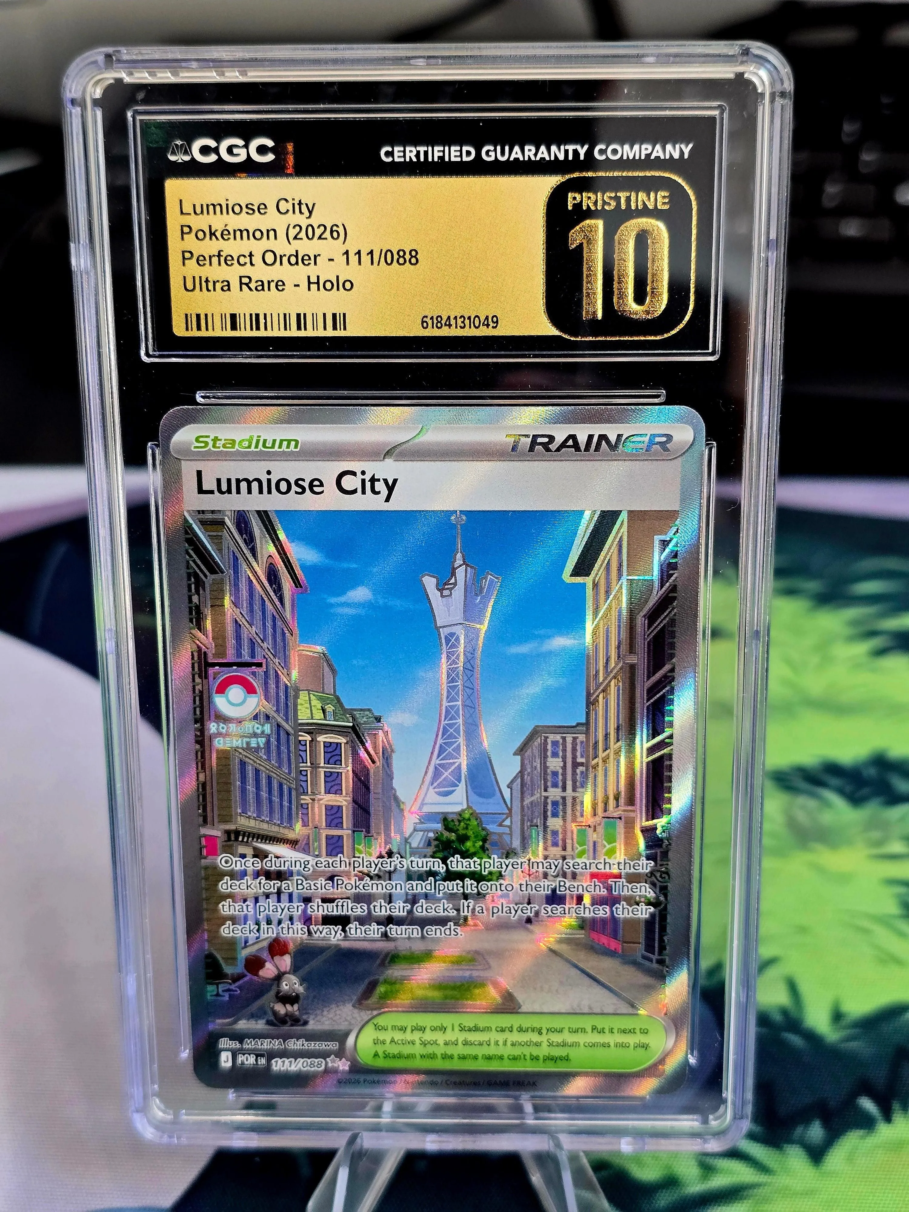 Lumiose City #111/088 — Perfect Order (2026) — CGC 10 Pristine