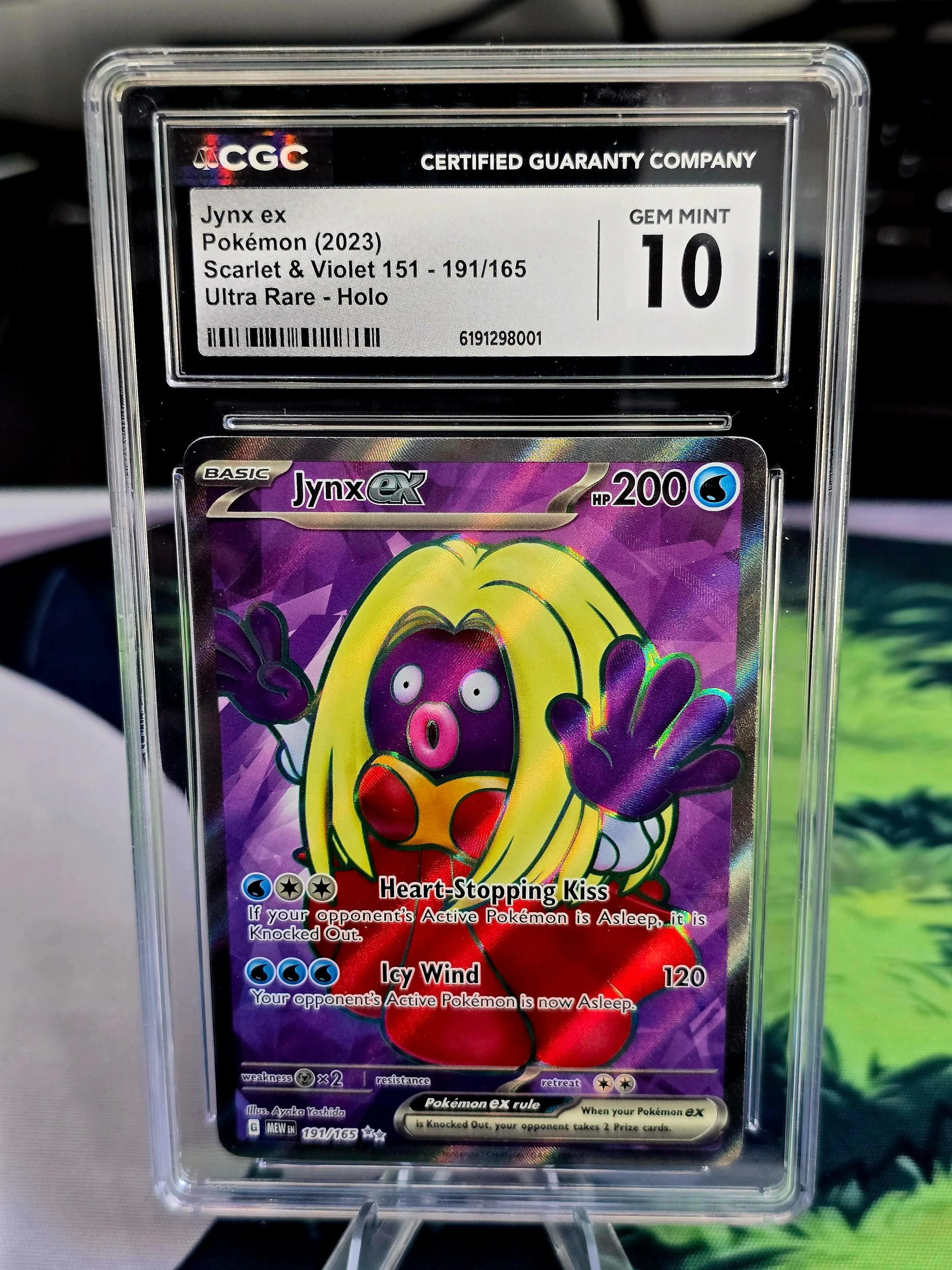 Jynx ex #191/165 — Scarlet & Violet 151 (2023) — CGC 10 Gem Mint