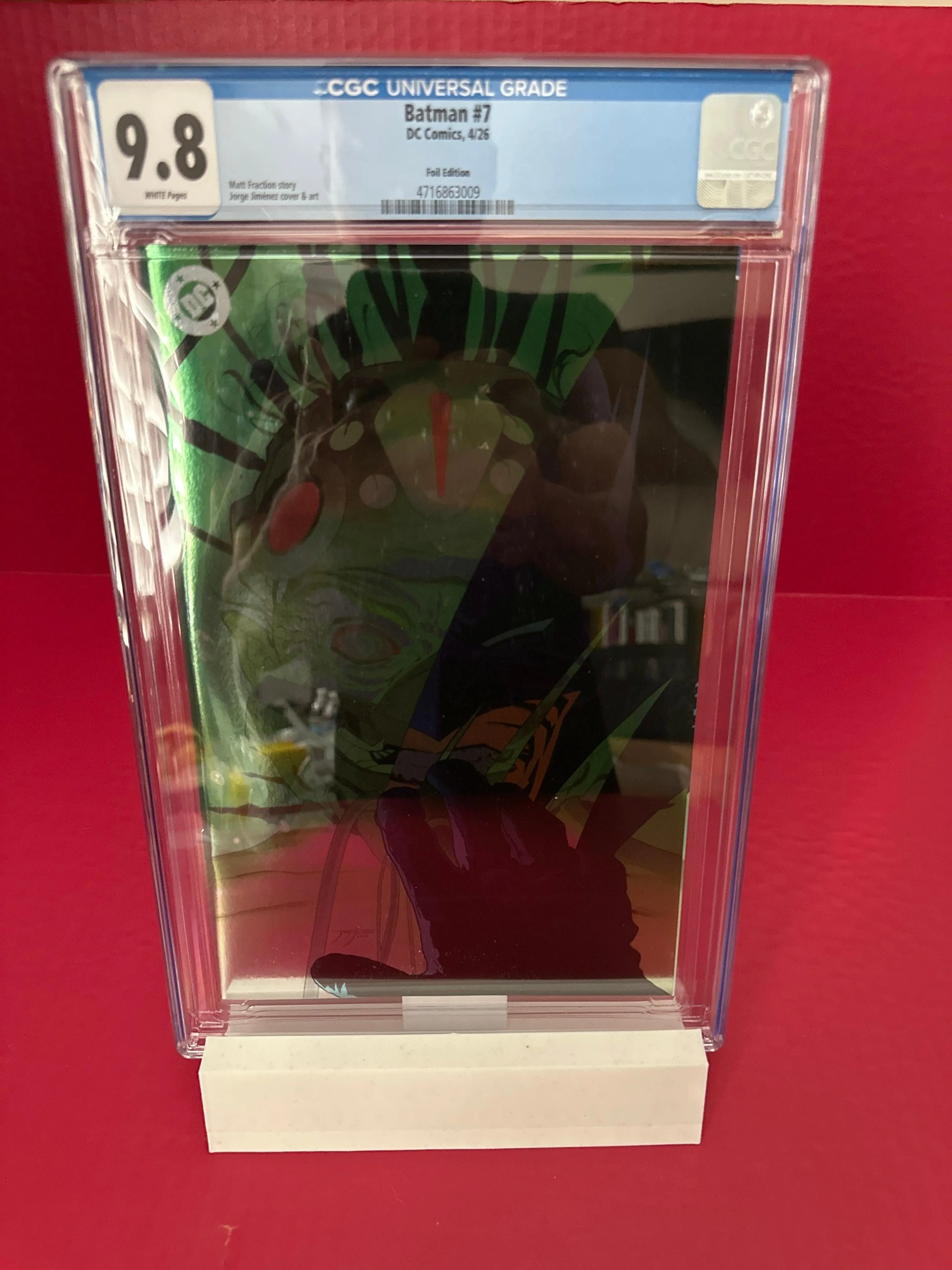 Batman, Vol. 4 #7 (DC Comics 2026)  Jorge Jimenez Foil Variant CGC 9.8