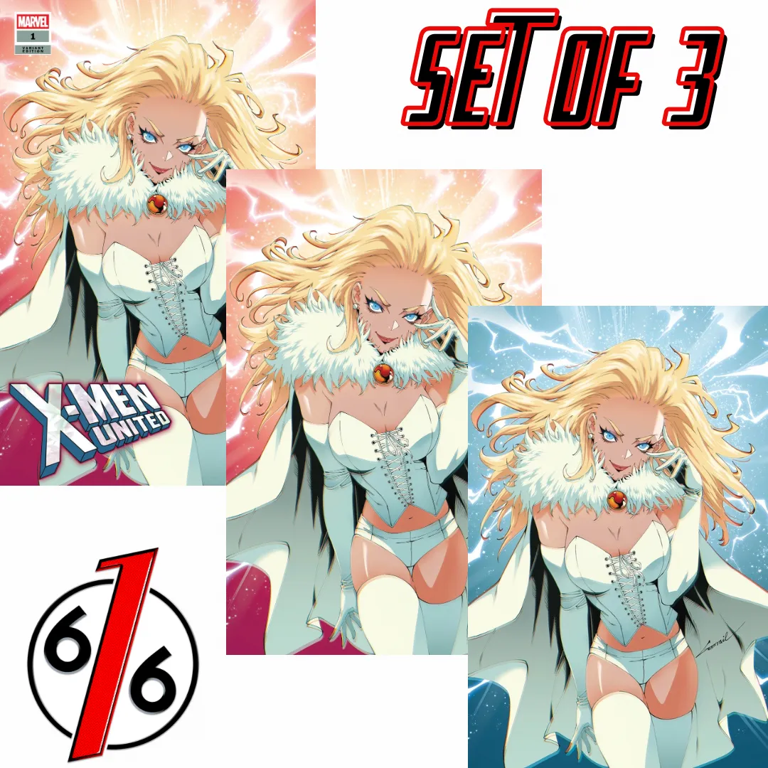 X-MEN UNITED #1 GODTAIL 616 Trade Dress & Virgin Variant ABC Set LTD 1000