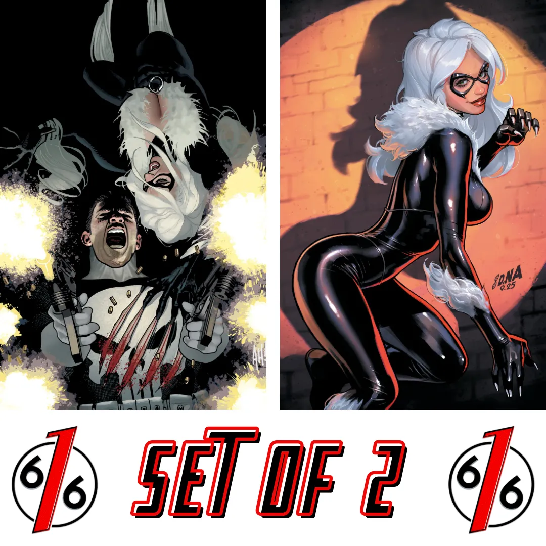 BLACK CAT #6 & 11 DAVID NAKAYMA & ADAM HUGHES 616 Virgin Variant Set LTD 3000