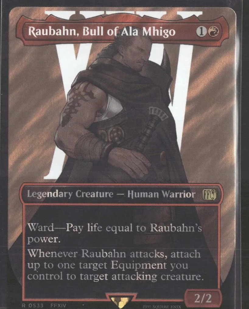 FINAL FANTASY Raubahn, Bull of Ala Mhigo (Borderless) (Surge Foil) #533