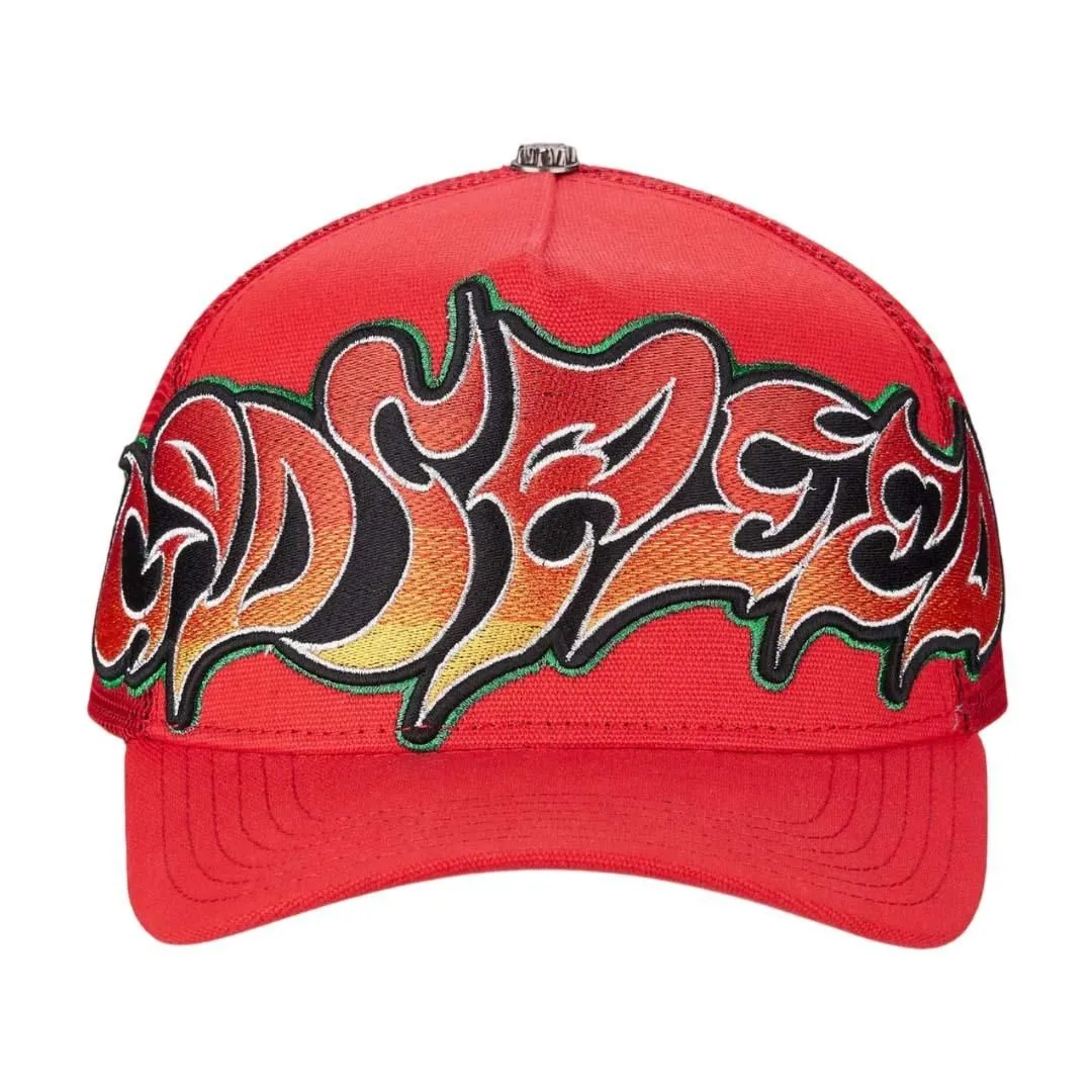 Godspeed Neo Trucker Hat Red