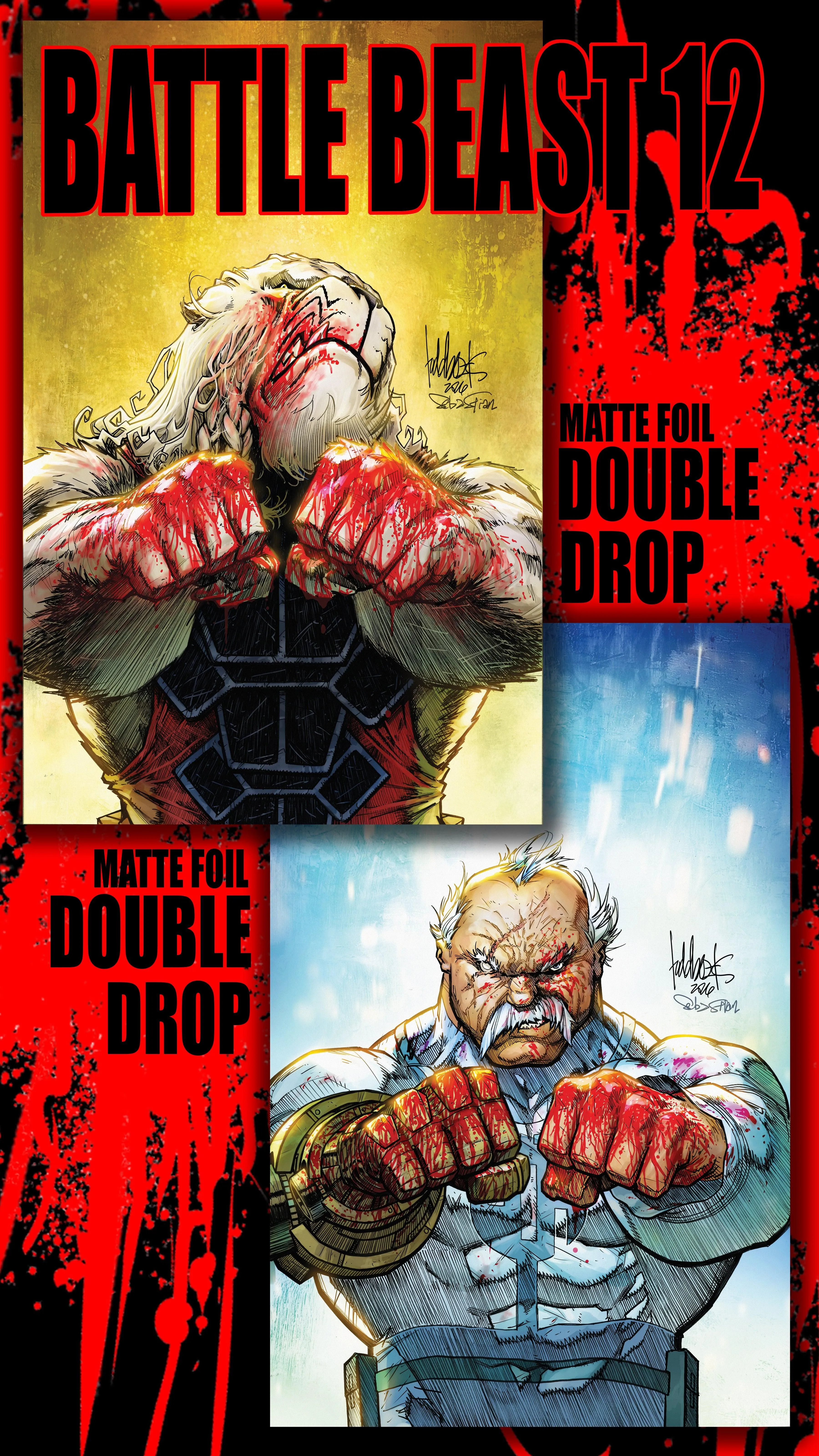 Signed! Matt Foil Battle Beast #12 Todd Beats Exclusive (Copy 2)