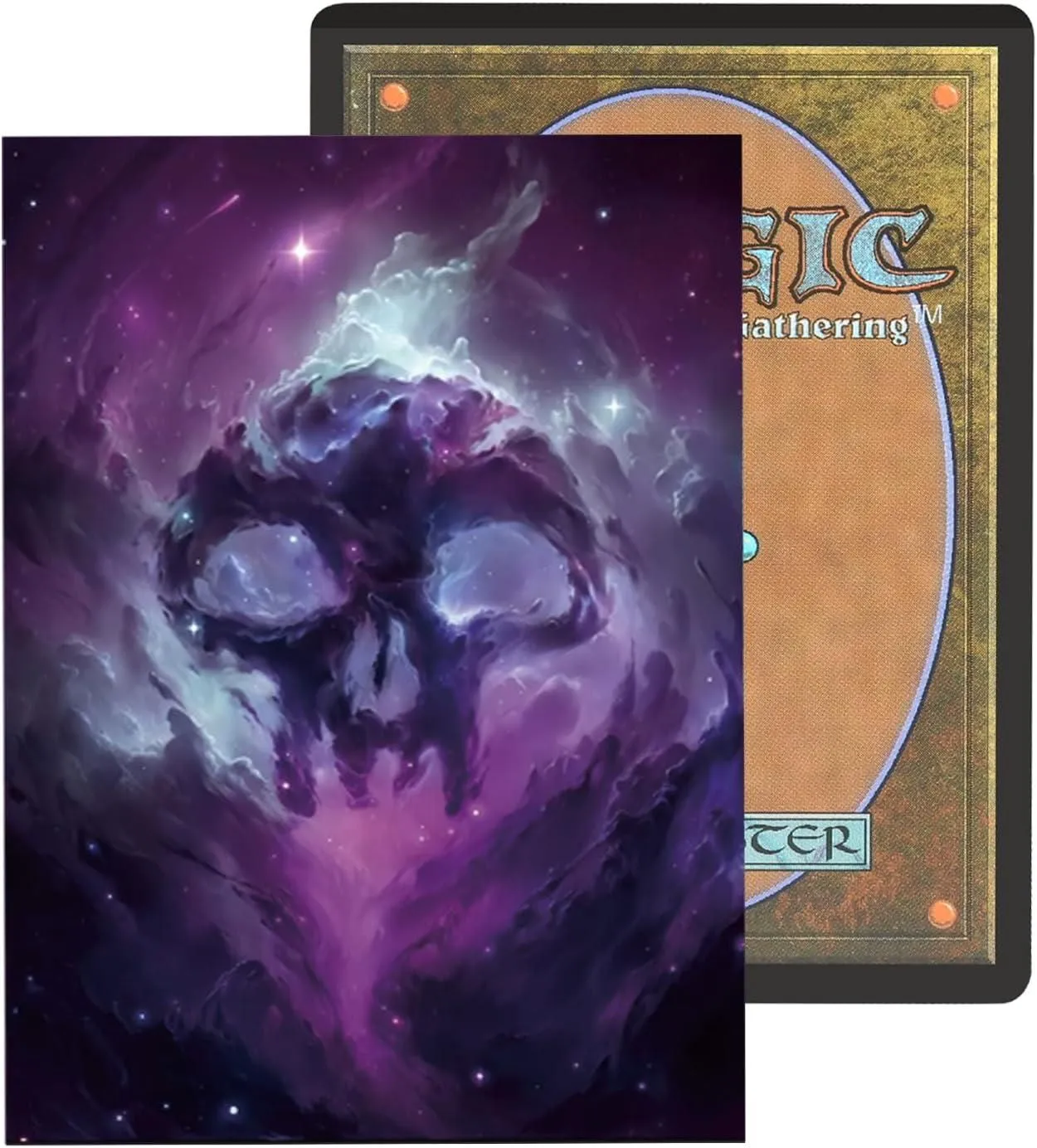 100ct Hazy Swamp Symbols Card Sleeves, Matte Back Finish