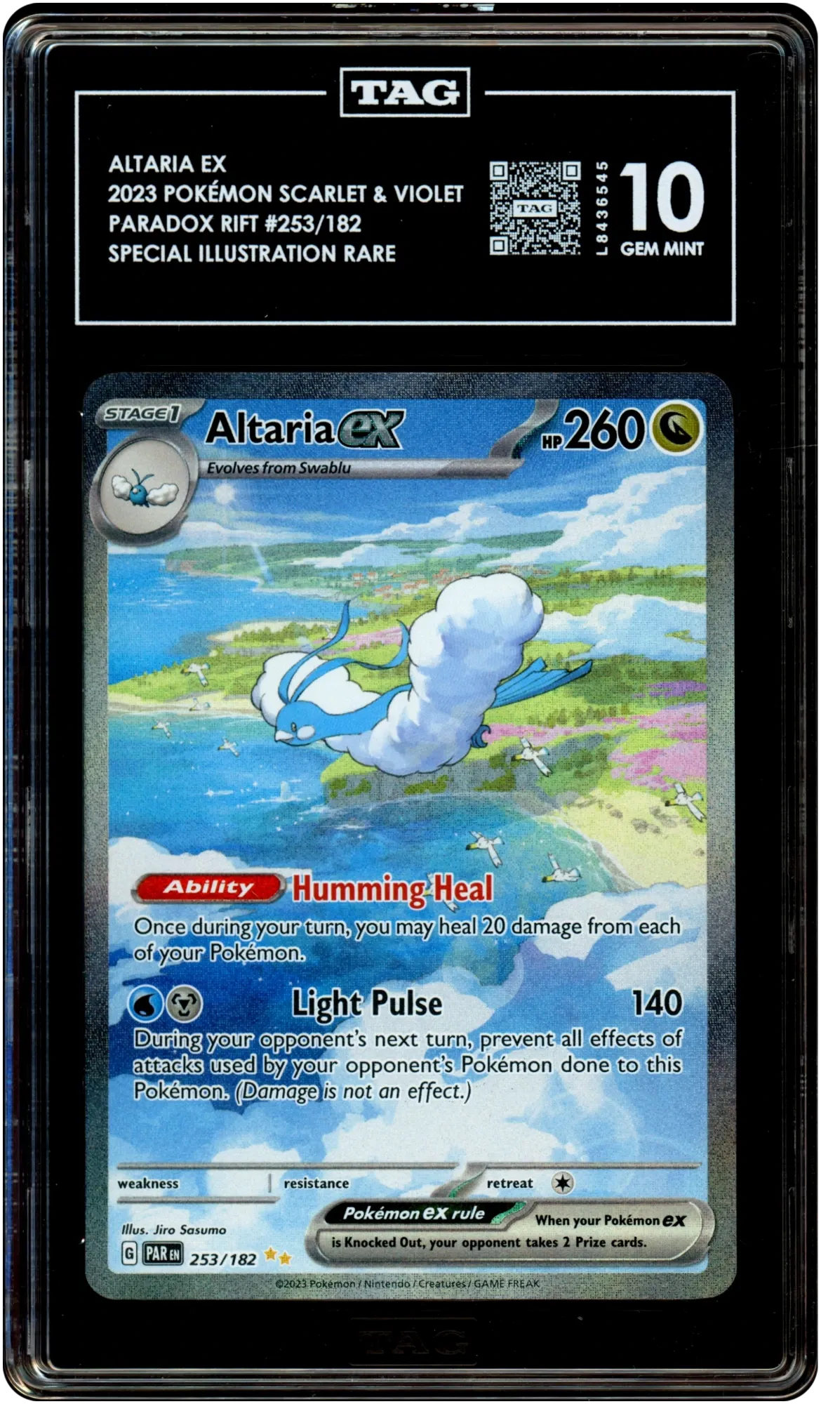 Altaria ex - Pokemon Paradox Rift #253 TAG 10