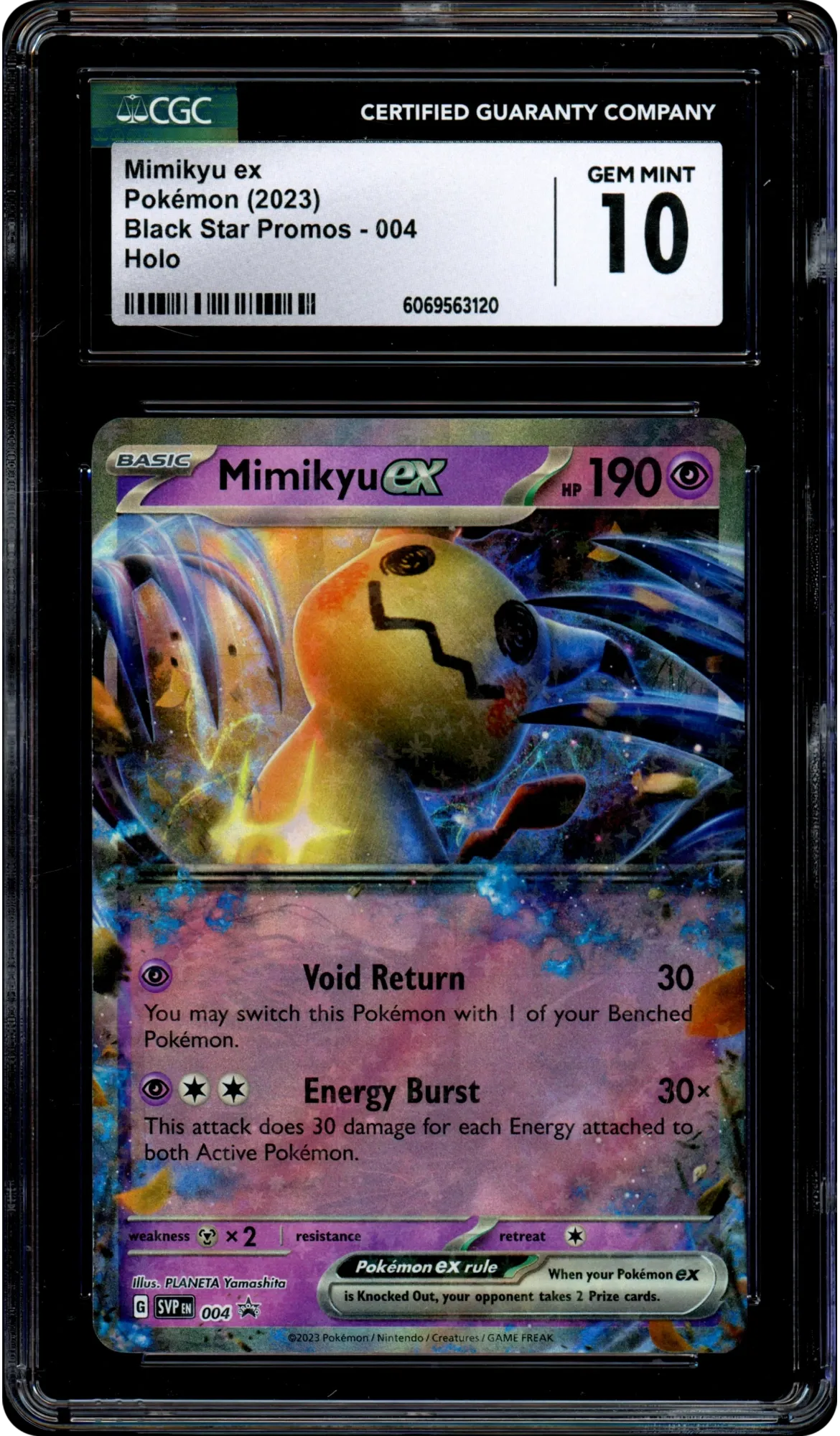 Mimikyu ex - Pokemon Scarlet & Violet Promos #4 CGC 10