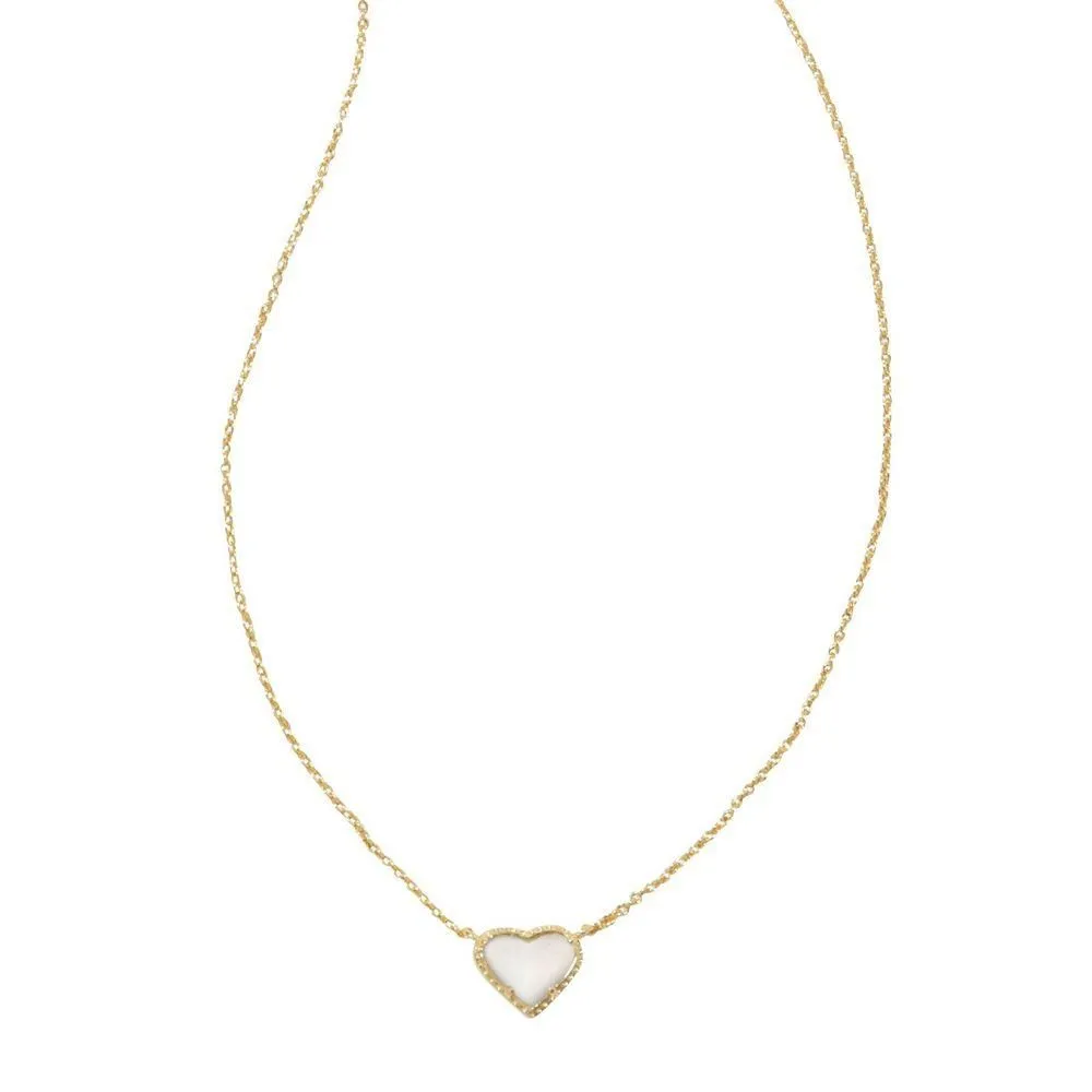 New - Size: One Size - Kendra Scott Valentine's Day Anna 14K Gold Over Brass Pendant Necklace -